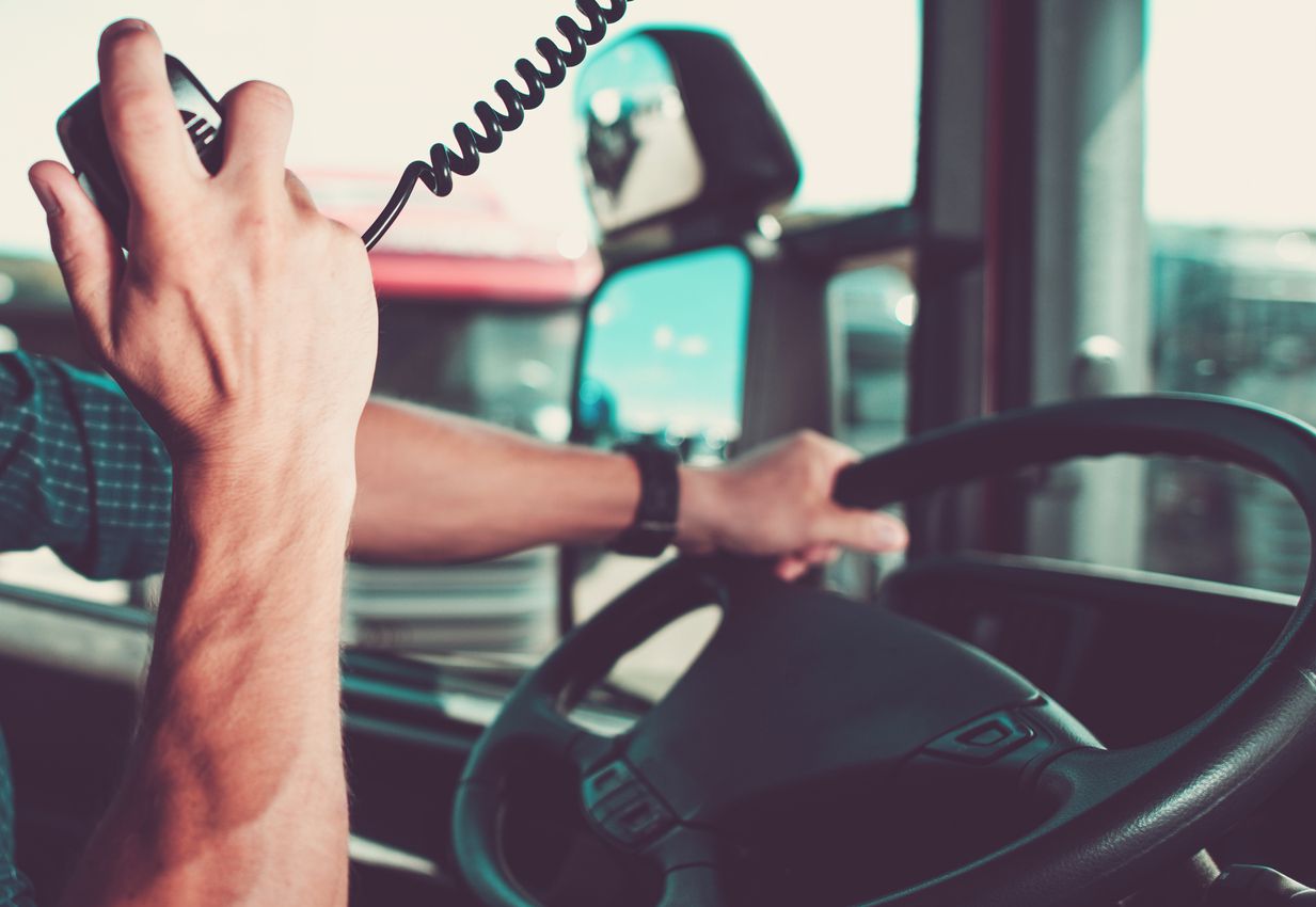 truck driver walkie talkie