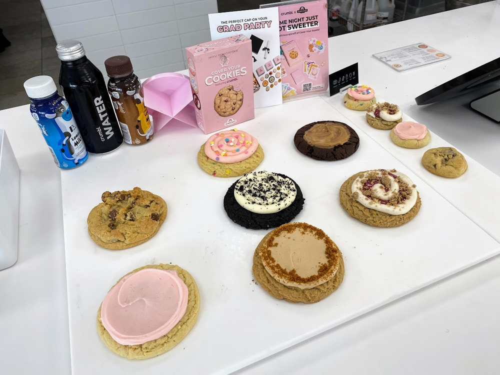 Crumbl Cookies Counter