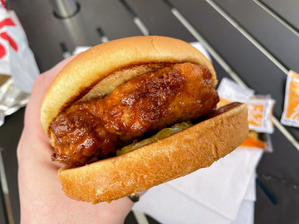 Chick-Fil-A Hot Honey Hack Sandwich