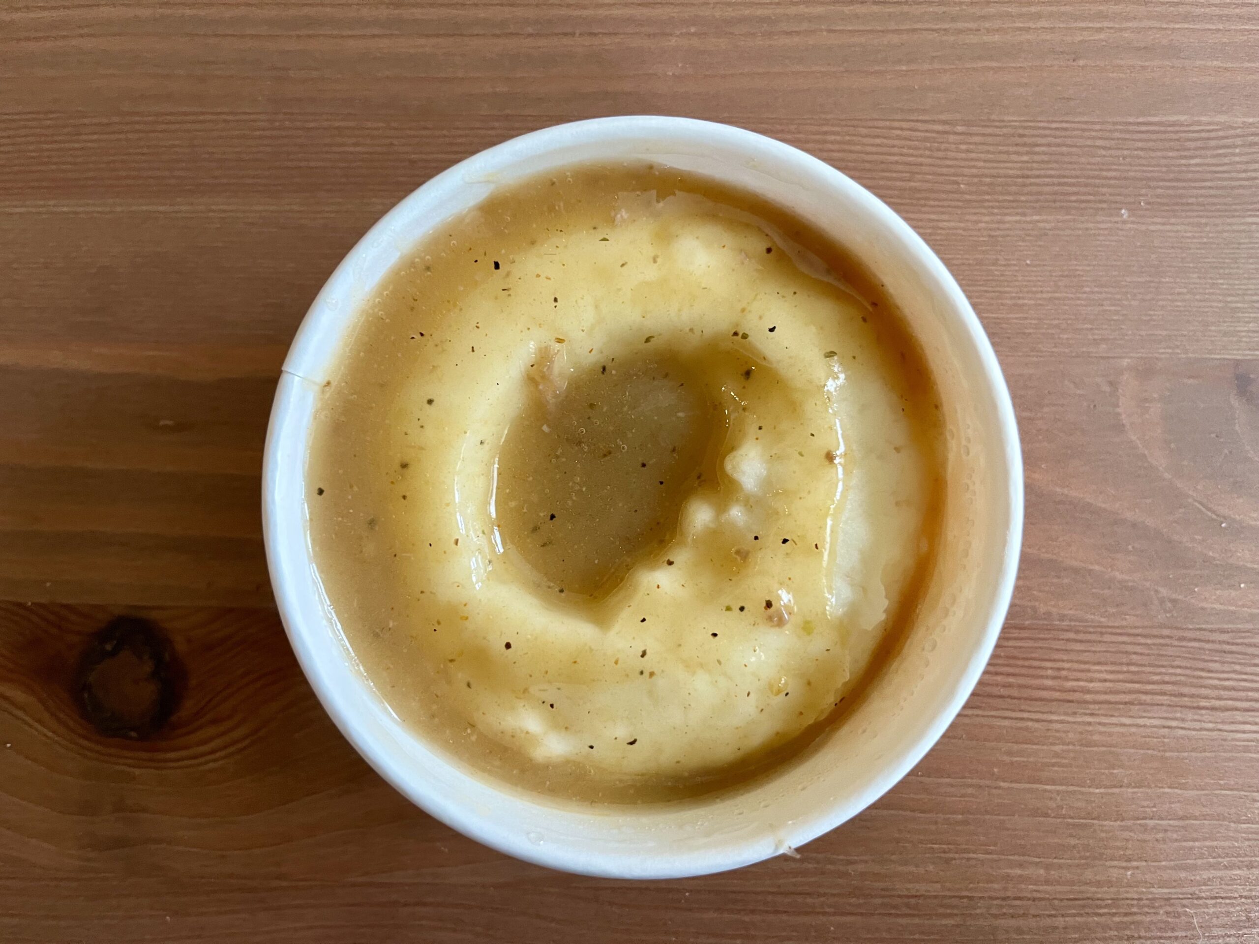 4. Mashed Potatoes and Cajun Gravy