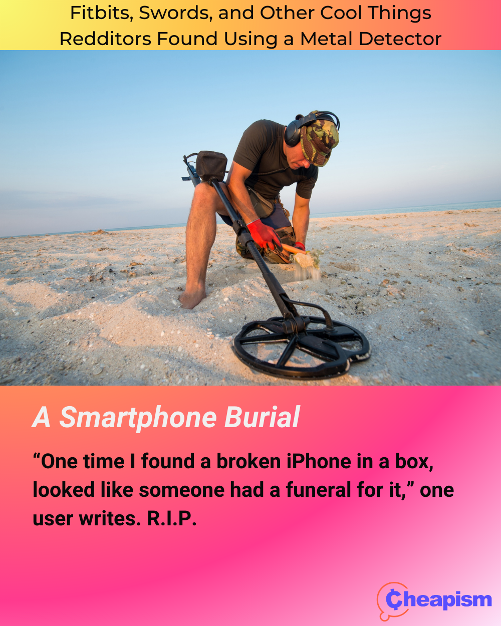 An iPhone Coffin