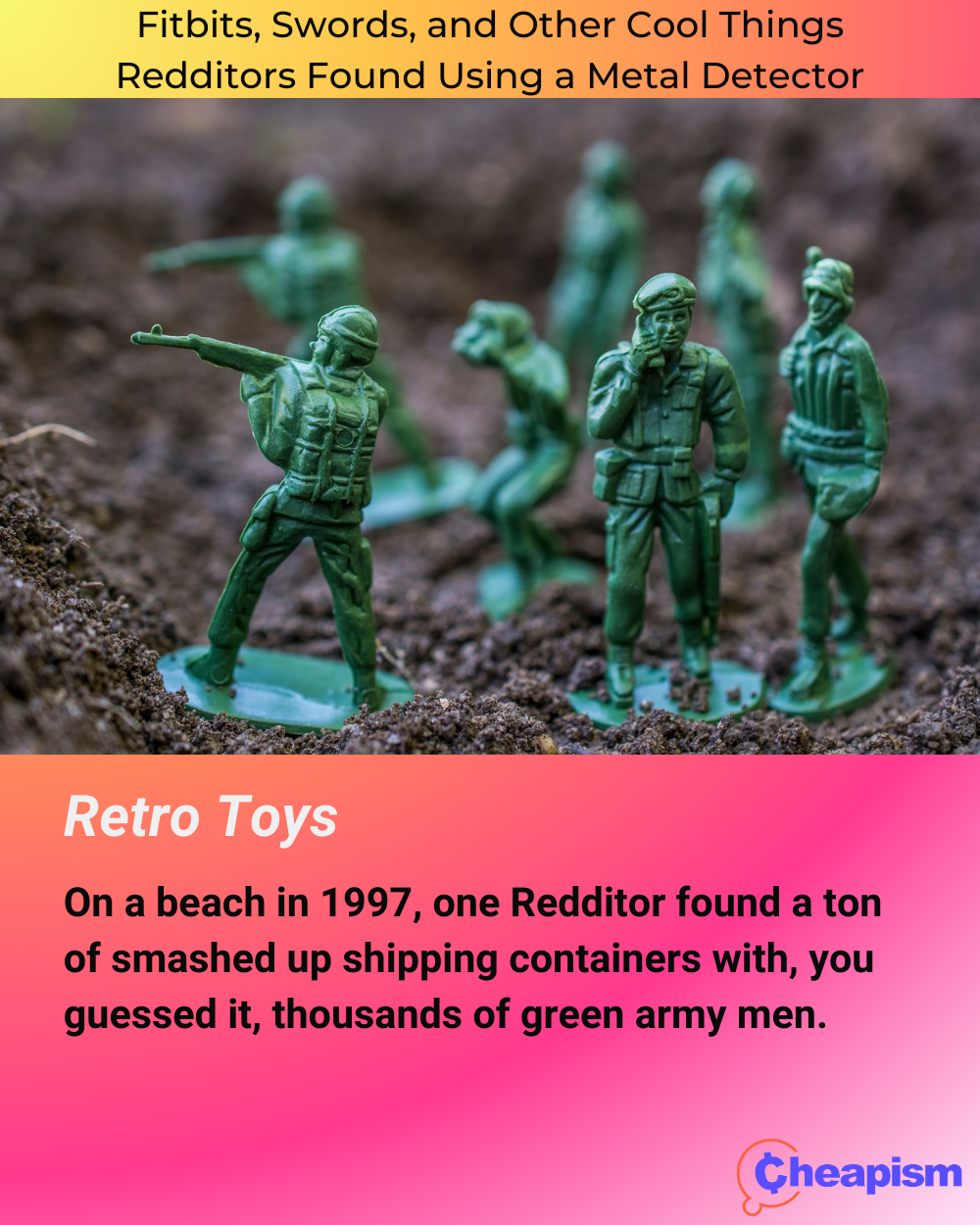 Thousands of Green Army Men