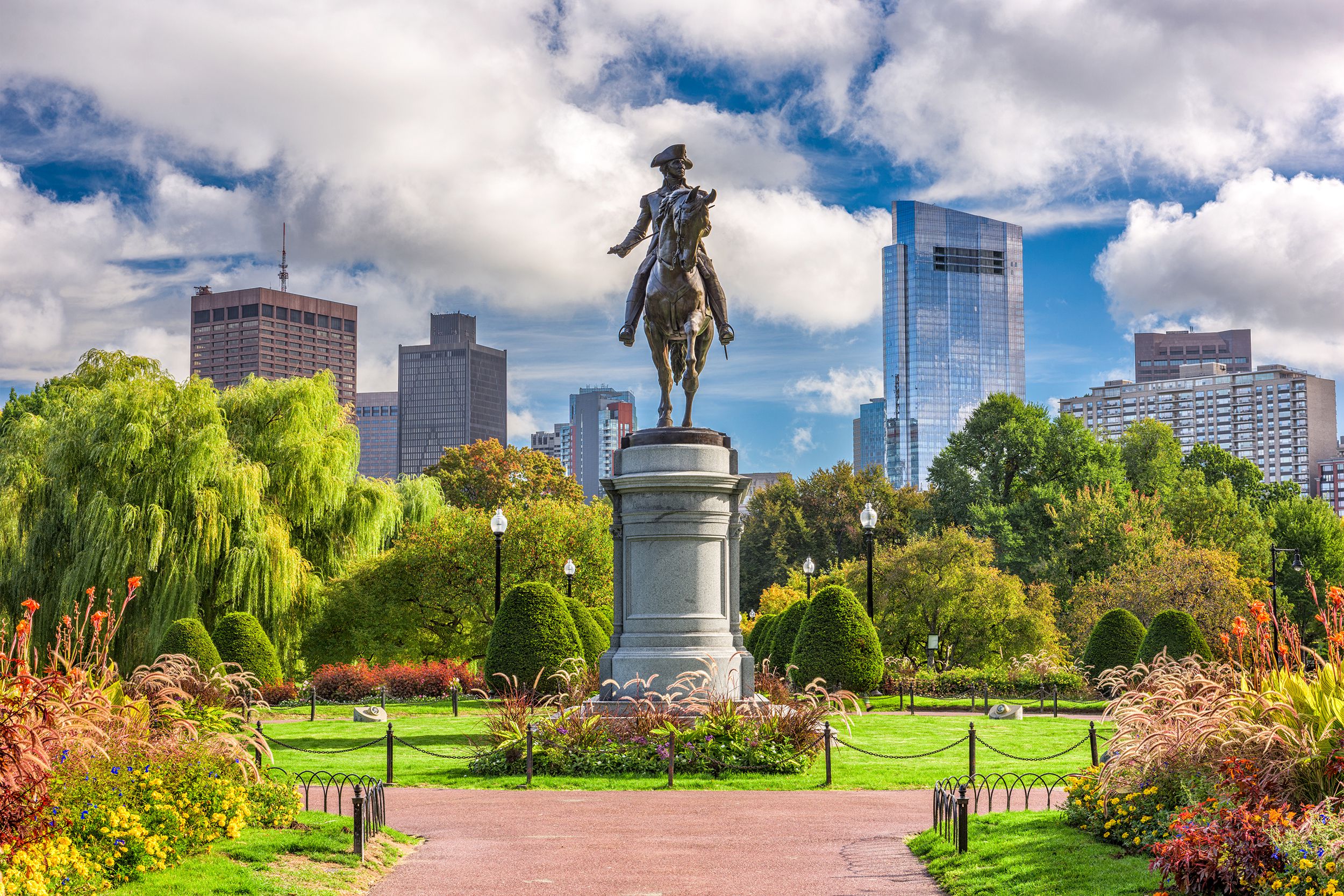 Boston Public Garden in Boston