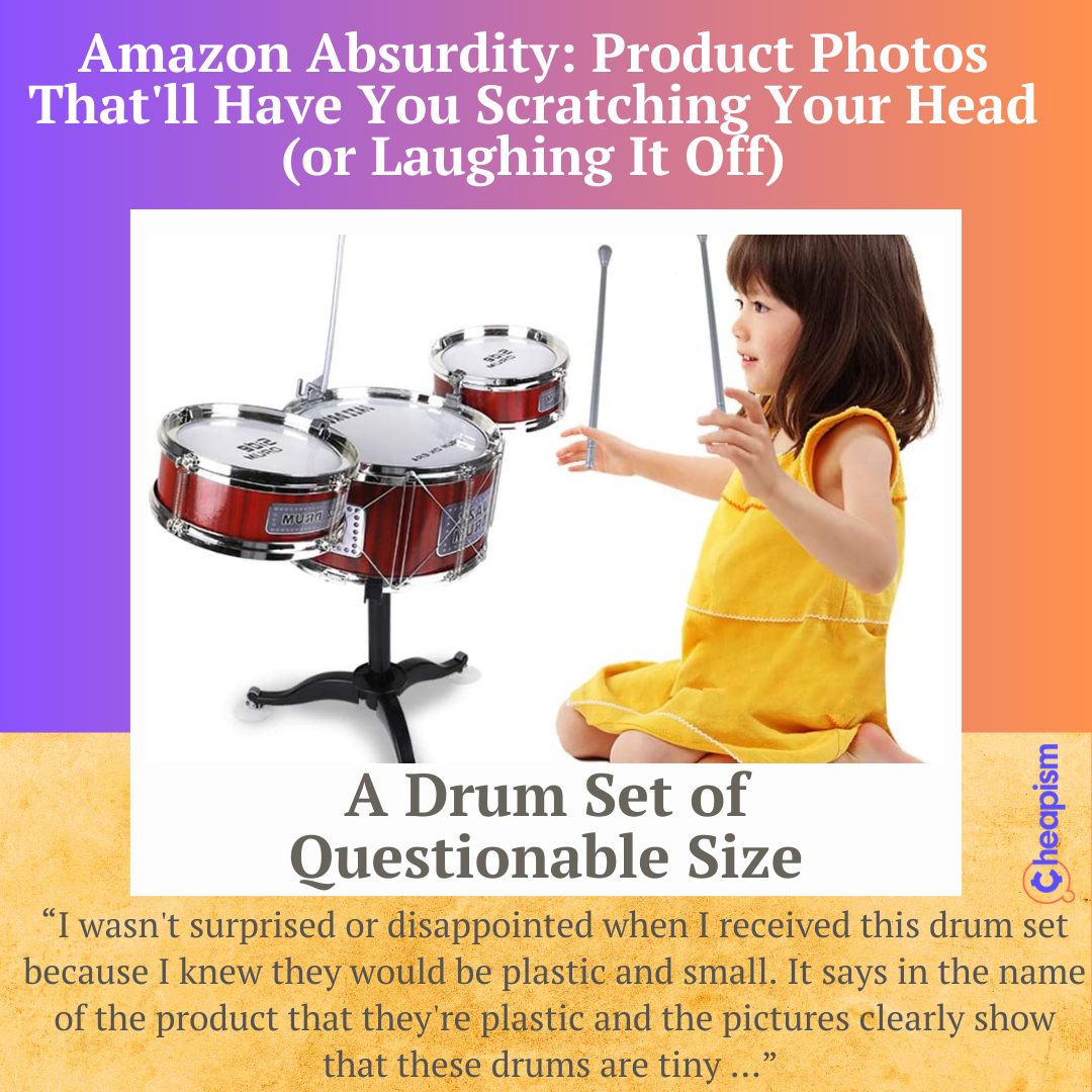 This Drum Set is very tiny, maybe even too tiny for a toddler