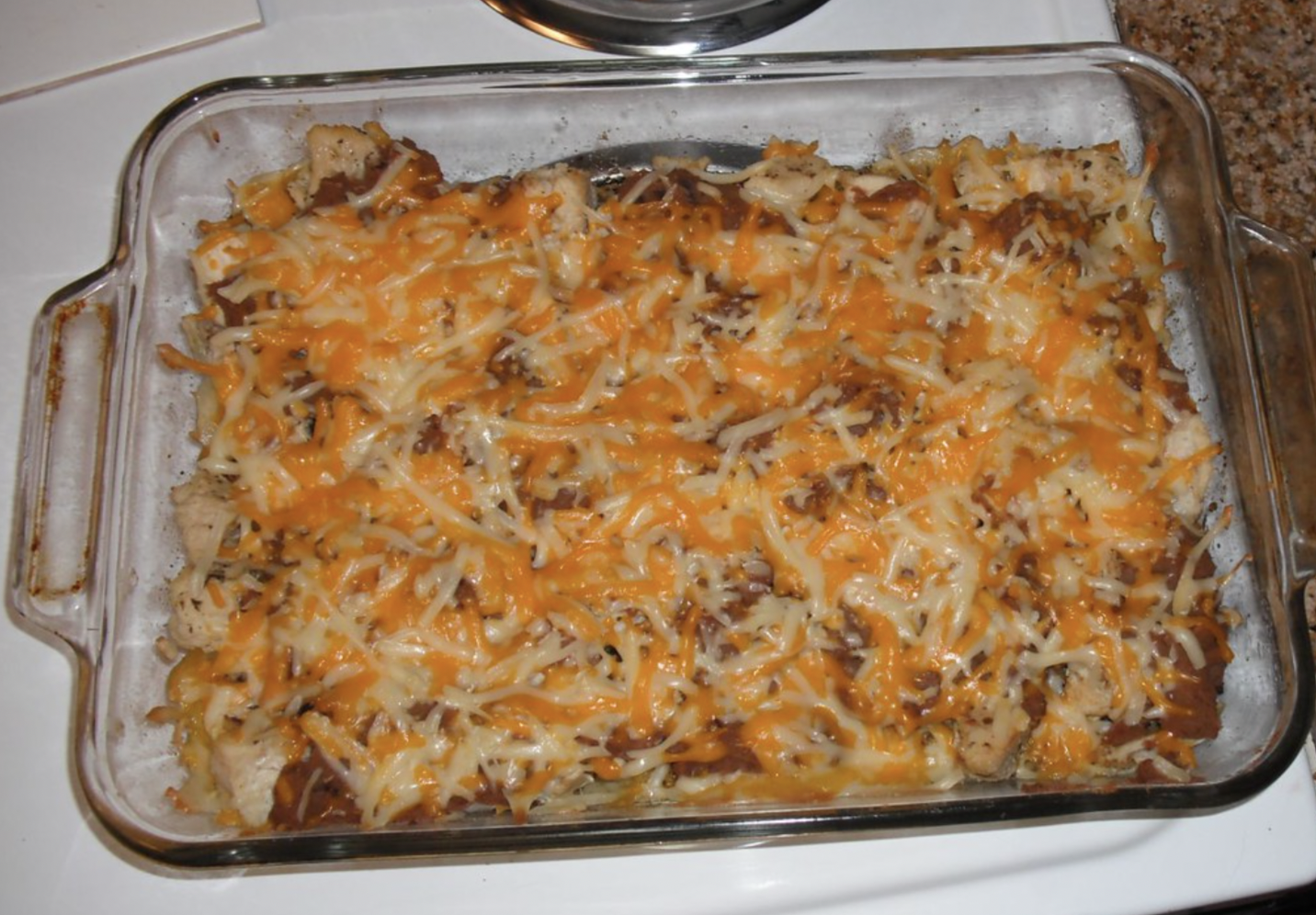 Homemade chicken casserole