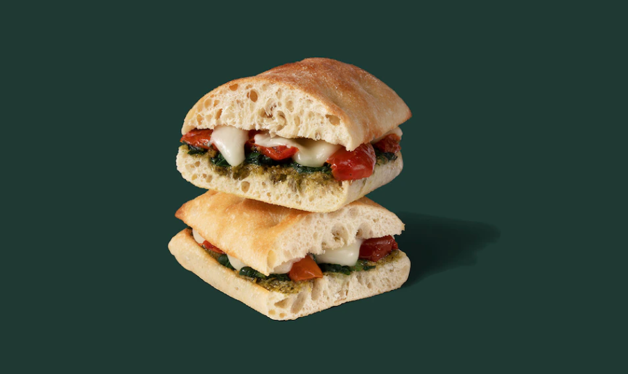 Starbucks Tomato and Mozzarella on Focaccia