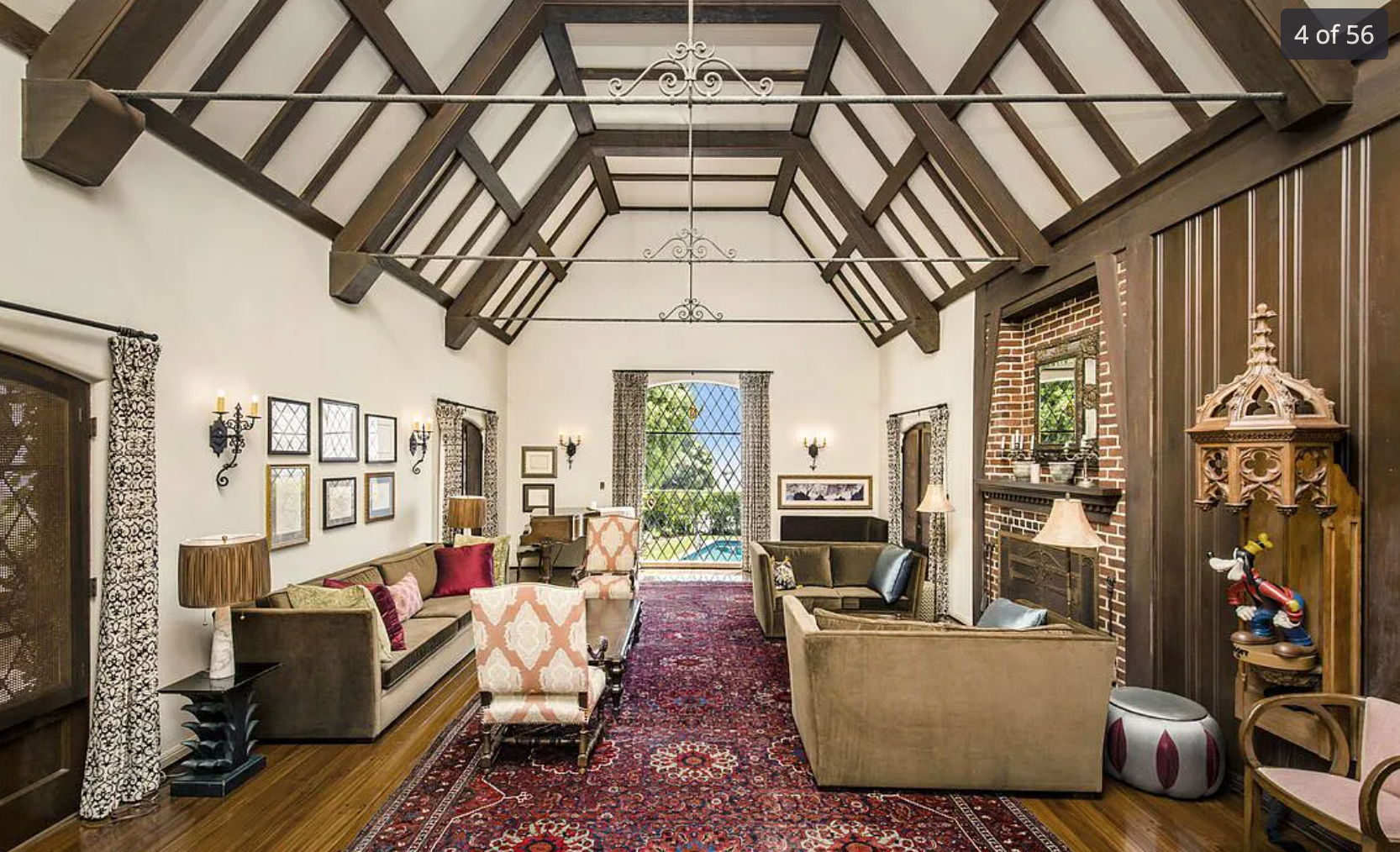 Walt Disney home living room