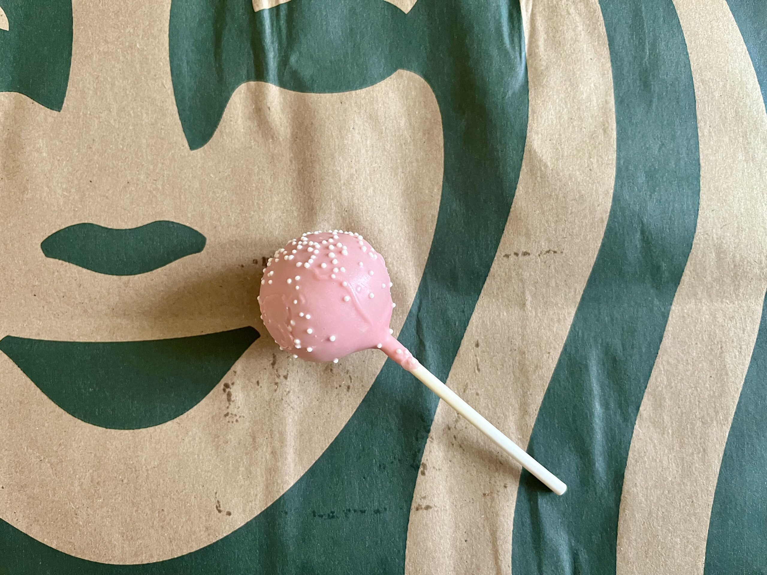 birthday cake pop from starbucks
