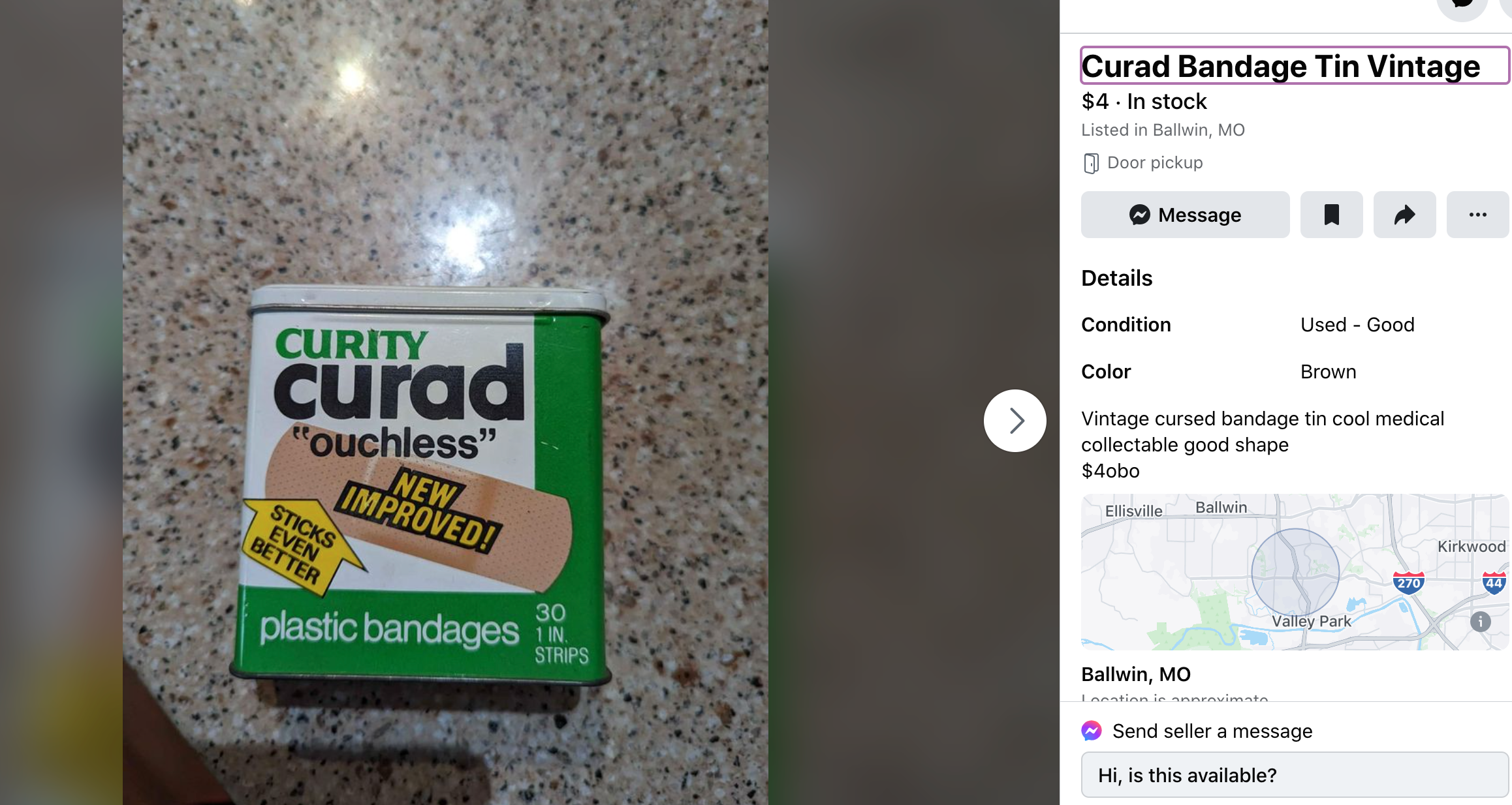 bandage tin