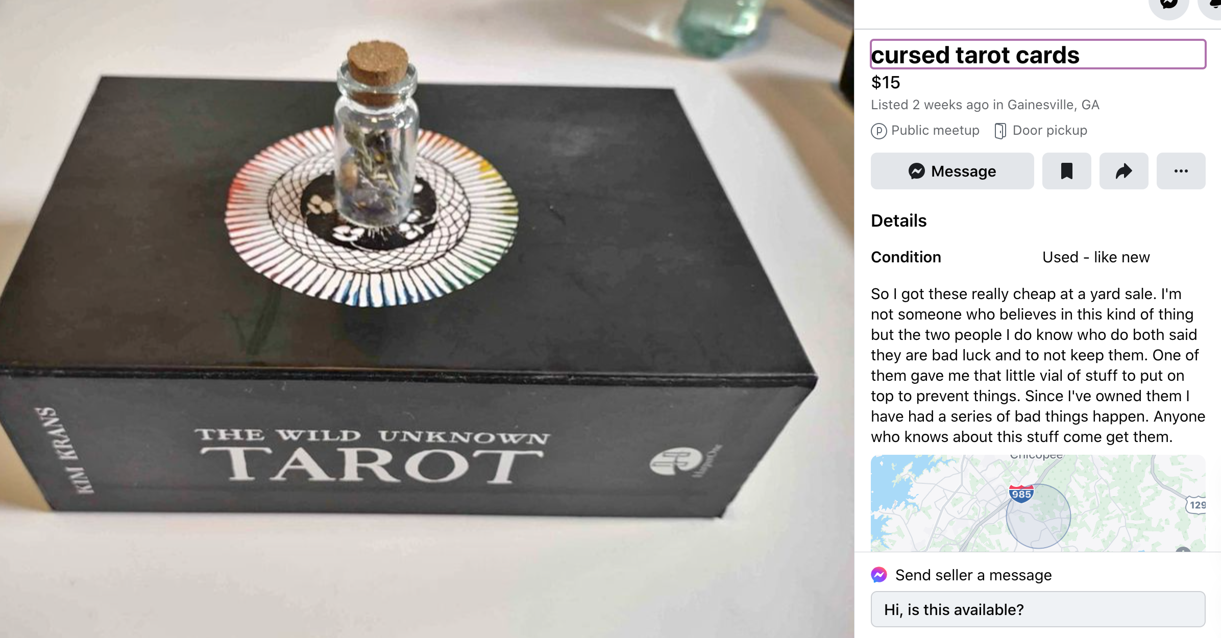 a pack of tarot cards