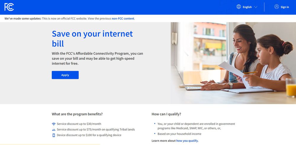 getinternet.gov screenshot