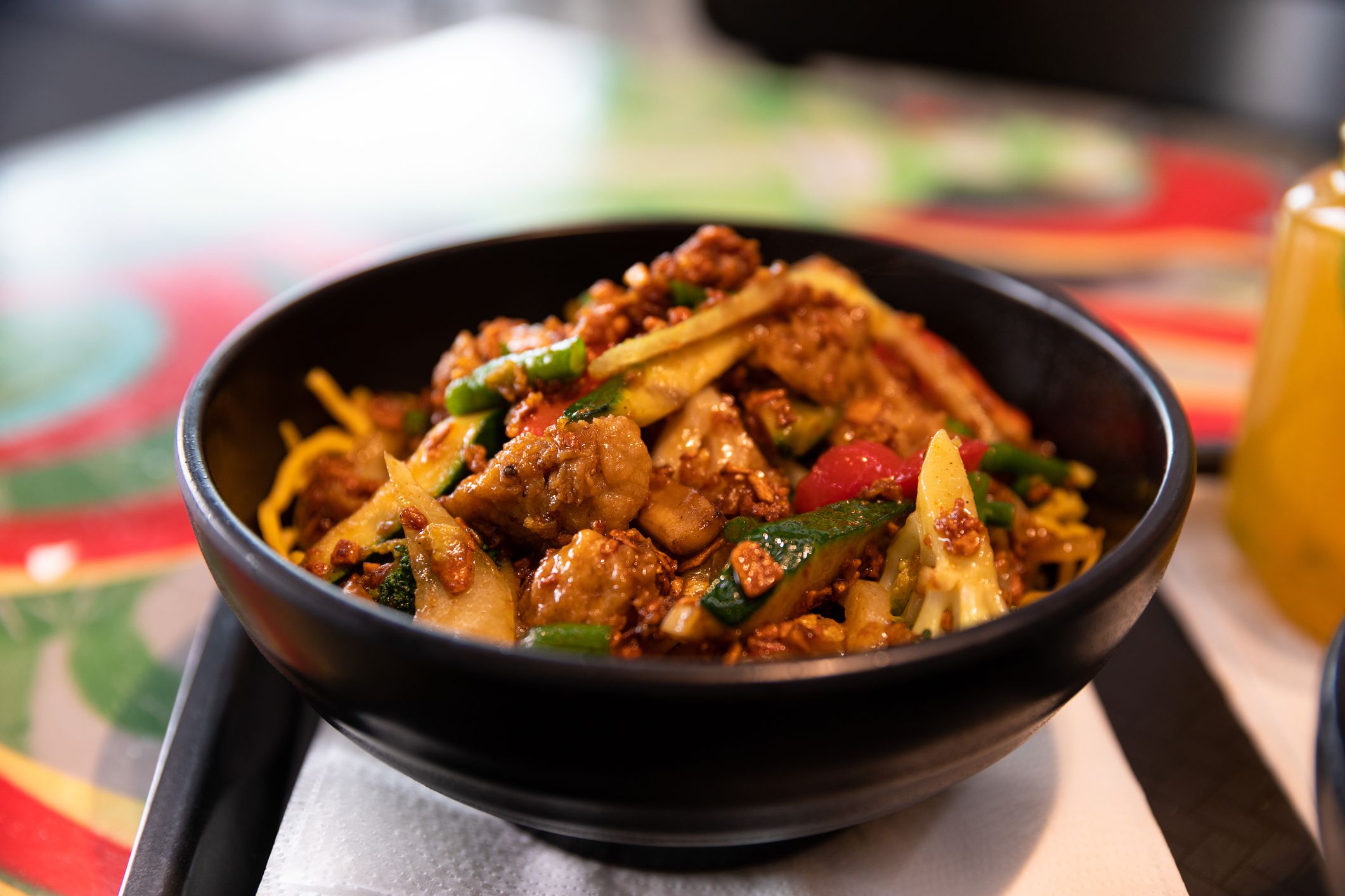 Vegan Teriyaki Chicken and Vegetable - Asian Style