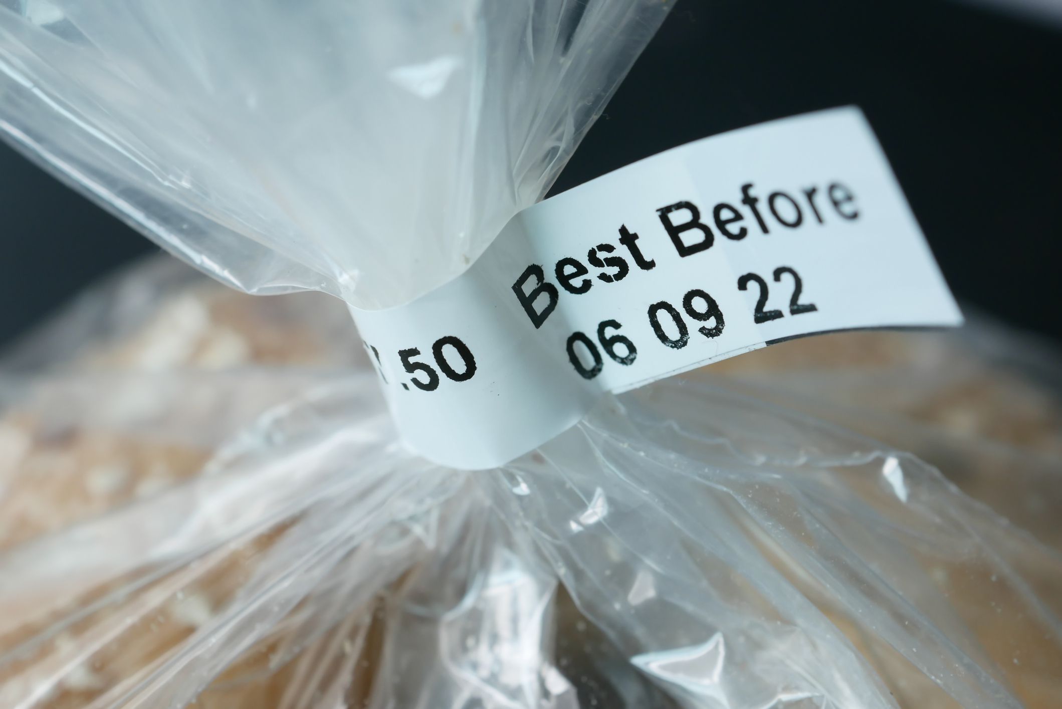 expiry date on a bread packet .