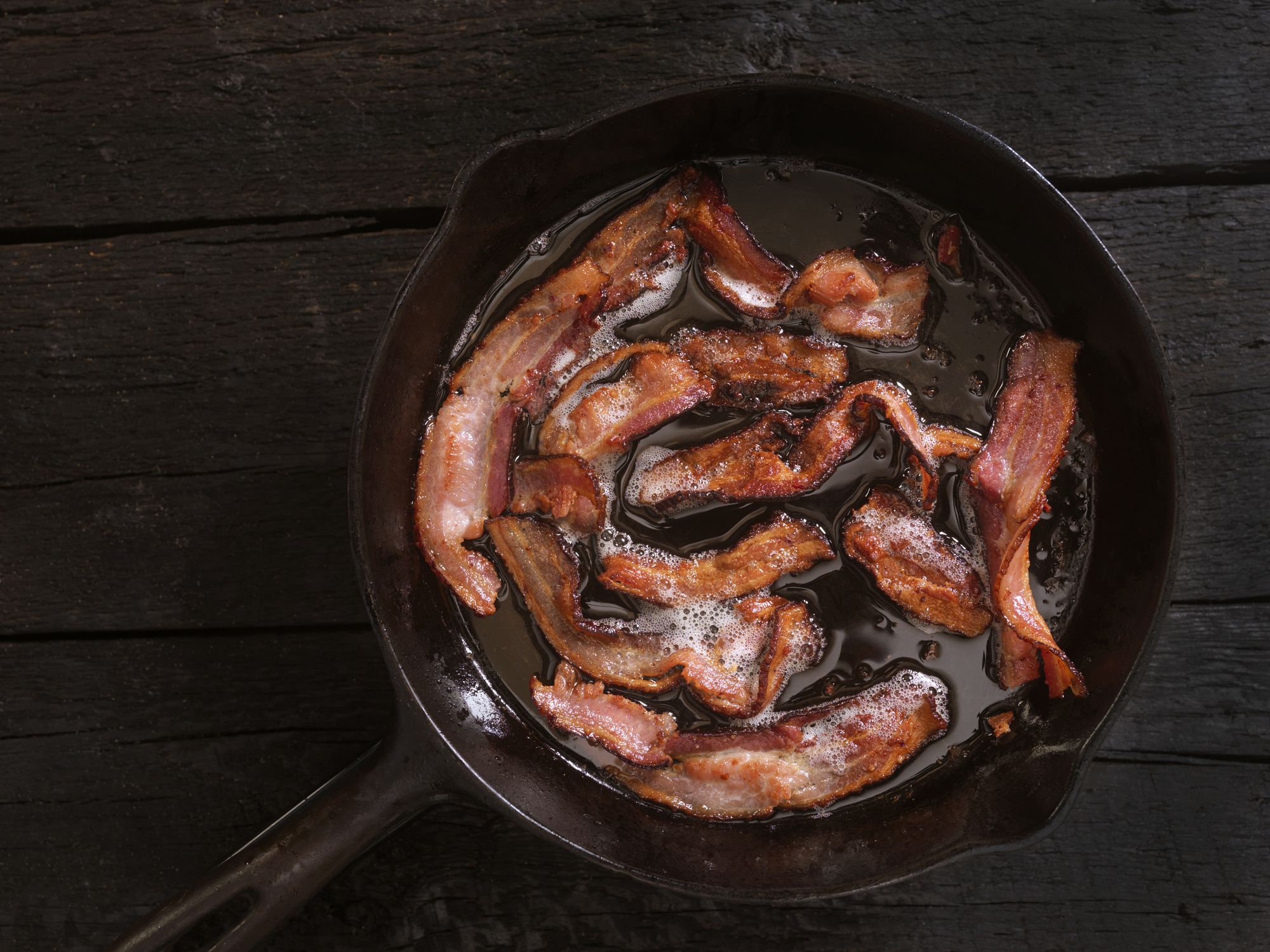 Bacon Frying -Photographed on Hasselblad H3D-39mb Camera