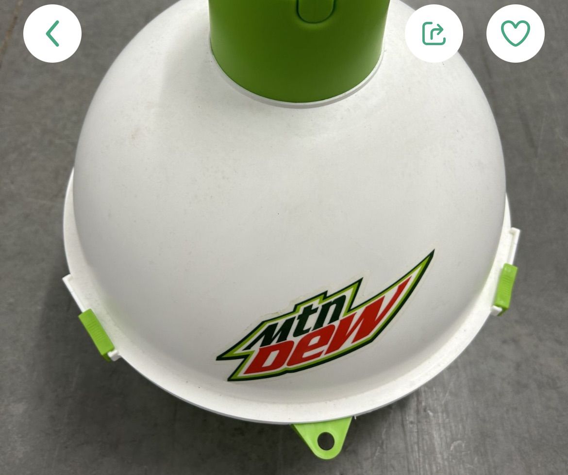 a mountain dew cooler