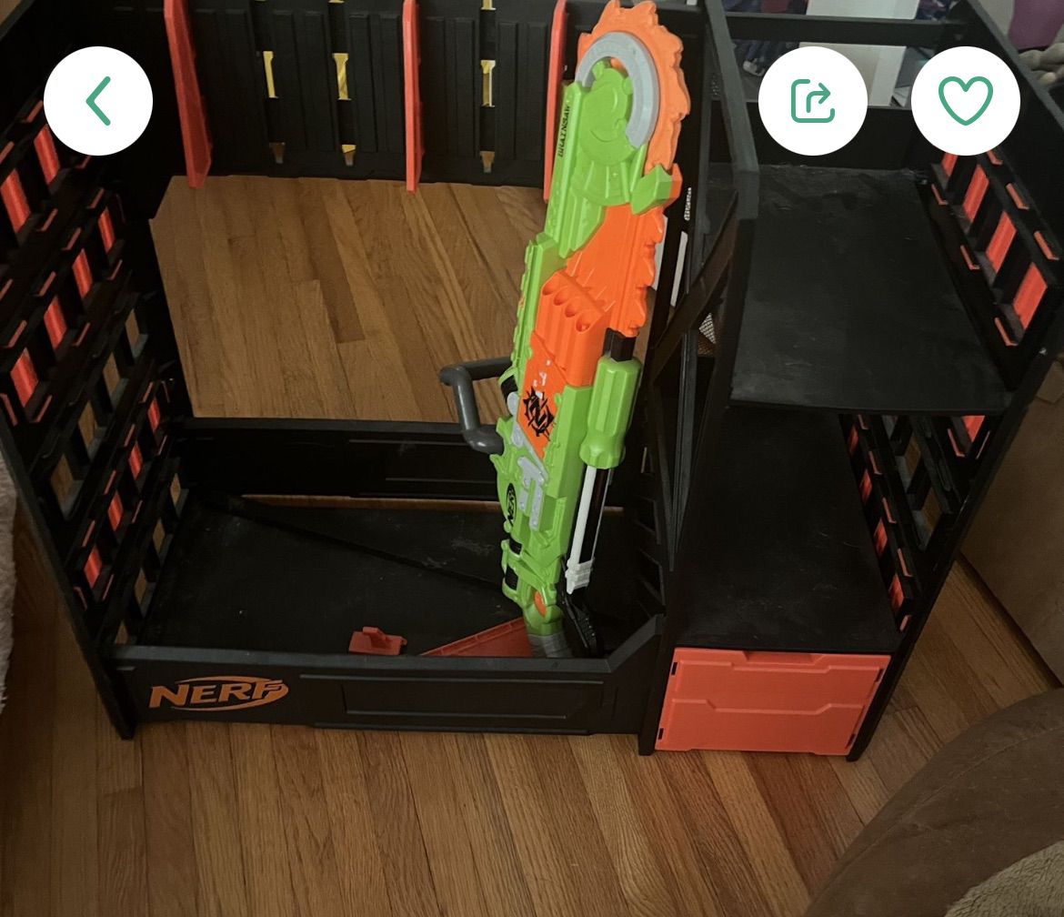 nerf blaster rack from offerup