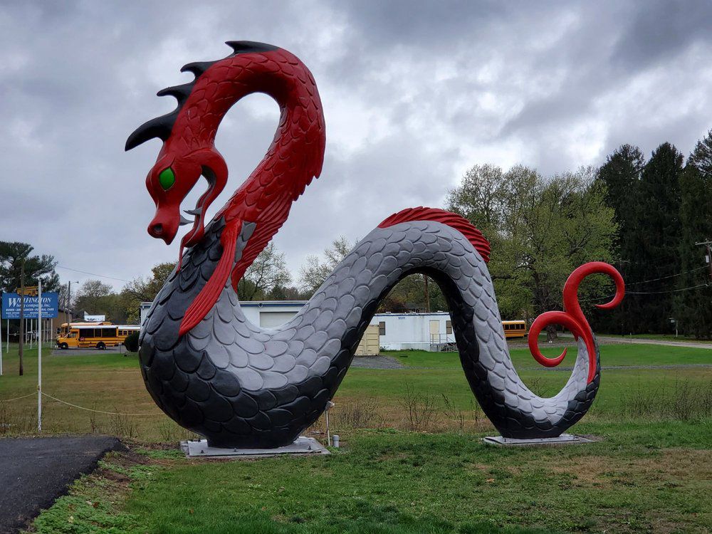 Pennsylvania: Two-Story Purple Dragon