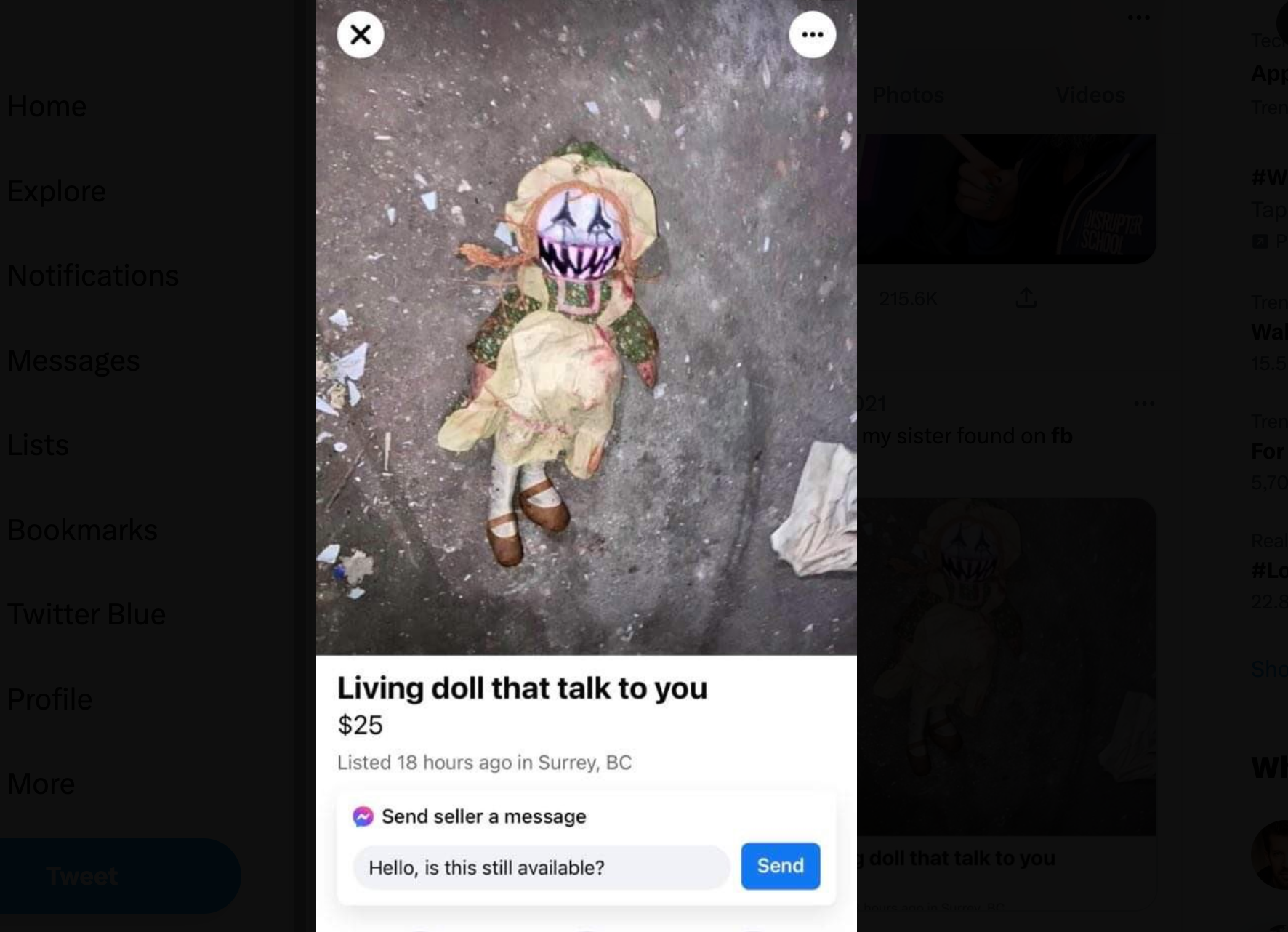 doll on ground