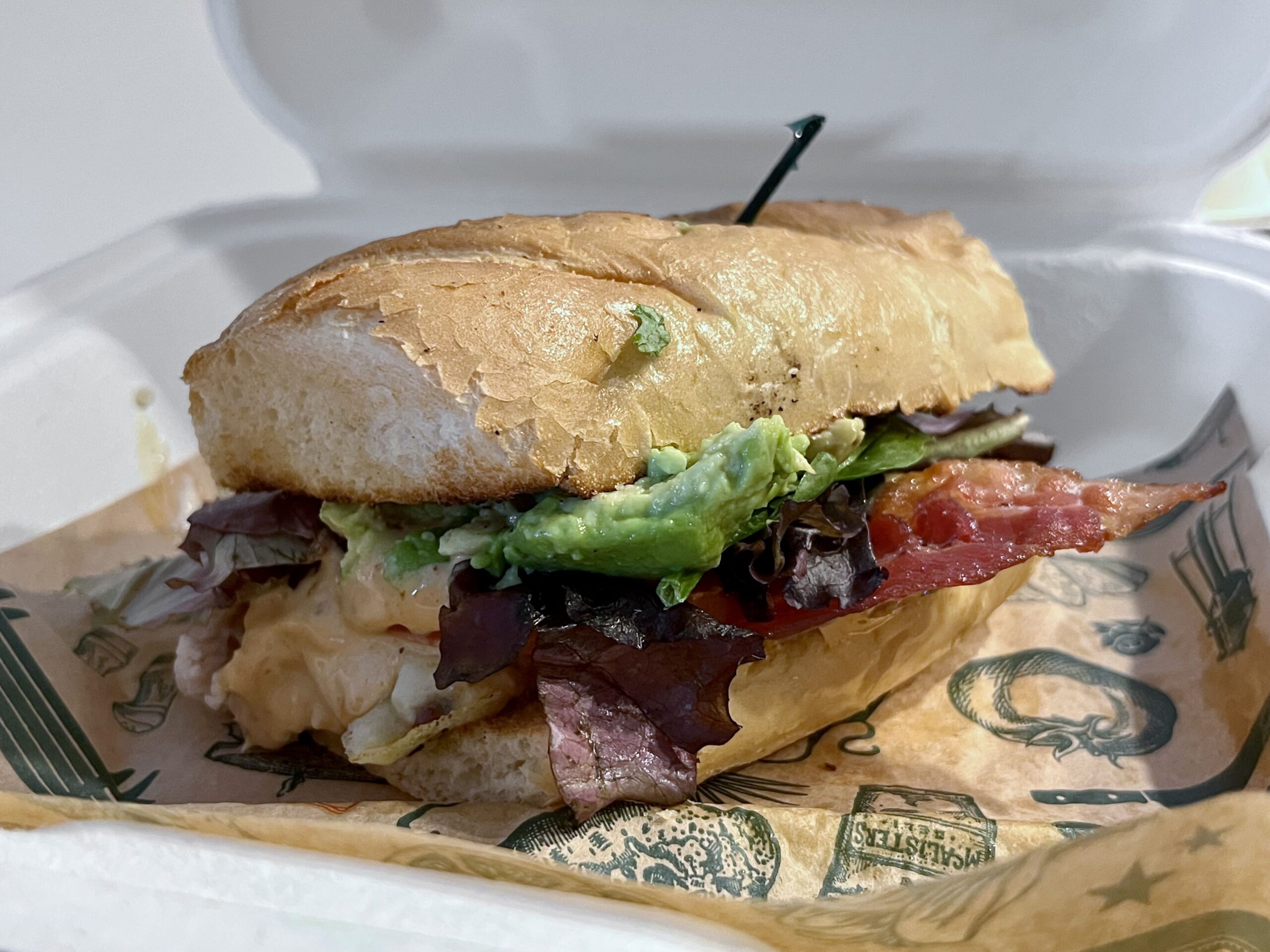 the spicy turkey melt from McAlister's Deli