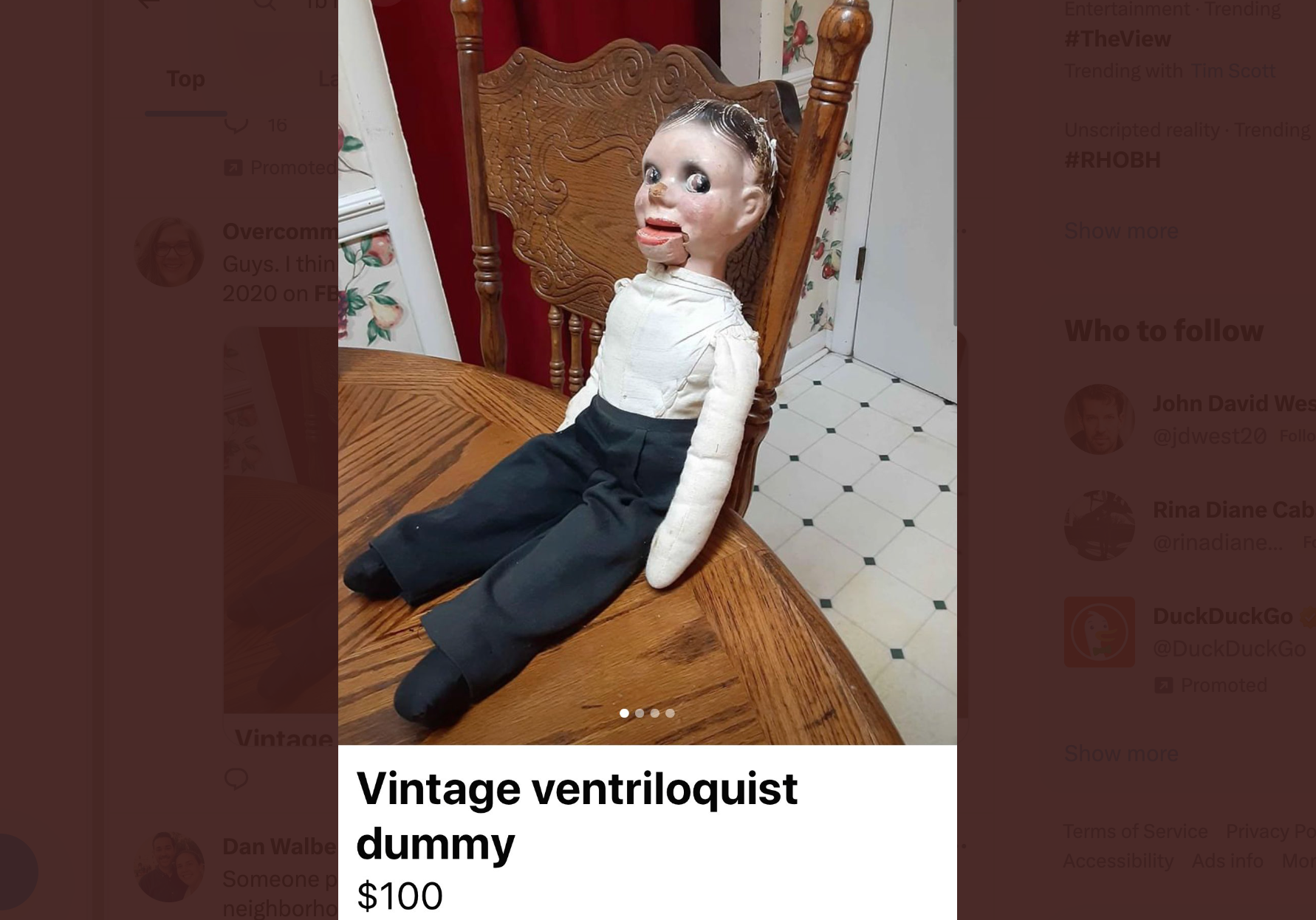 ventriloquist dummy