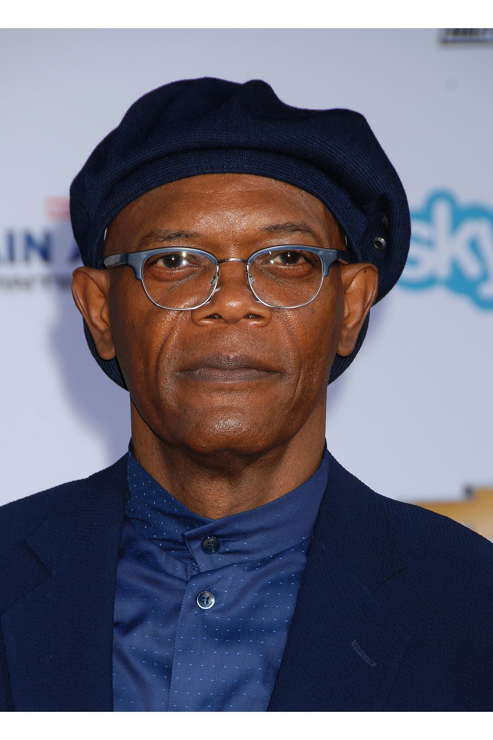 Samuel L. Jackson wearing a kangol hat