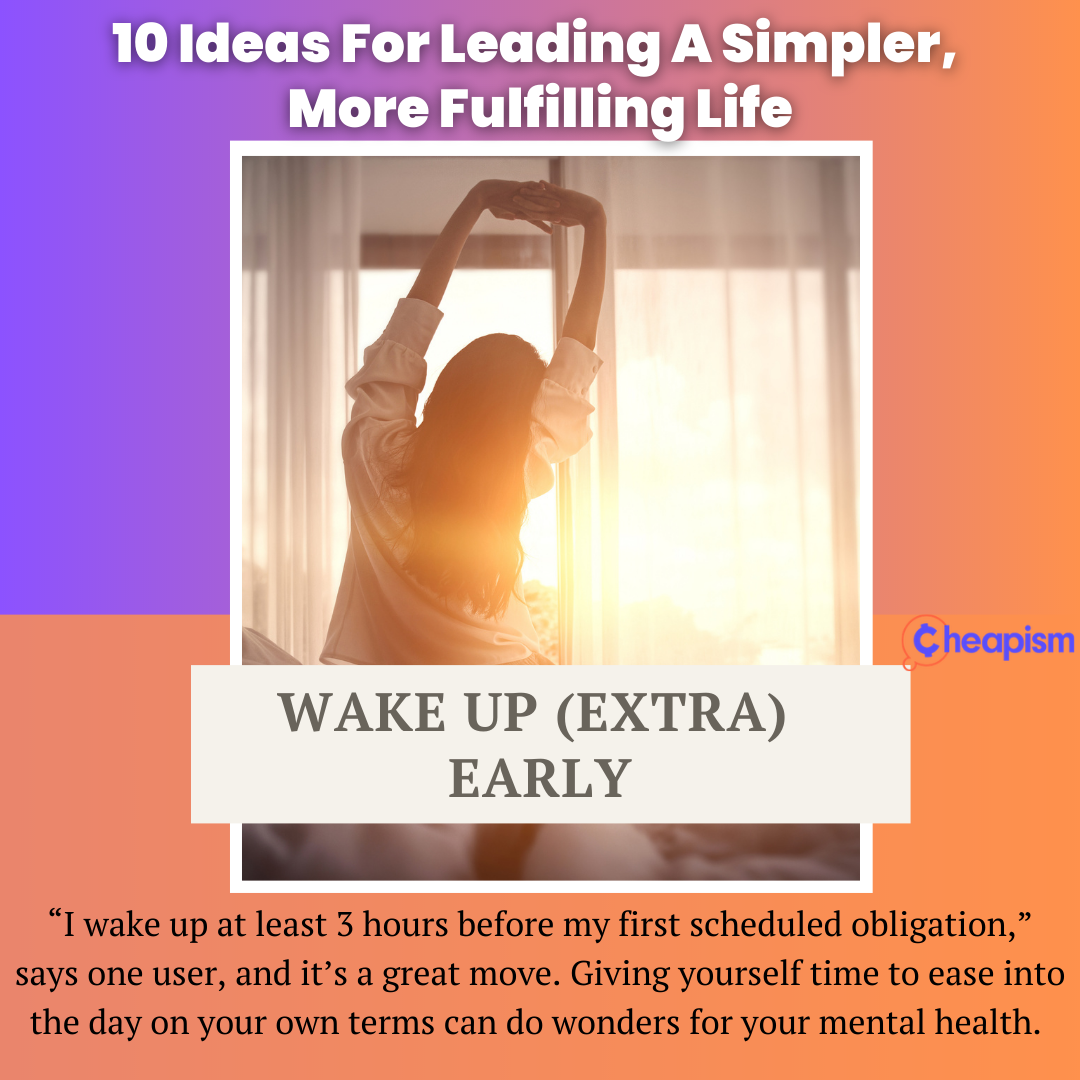 Waking Up Earlier Than Necessary can change your life for the better