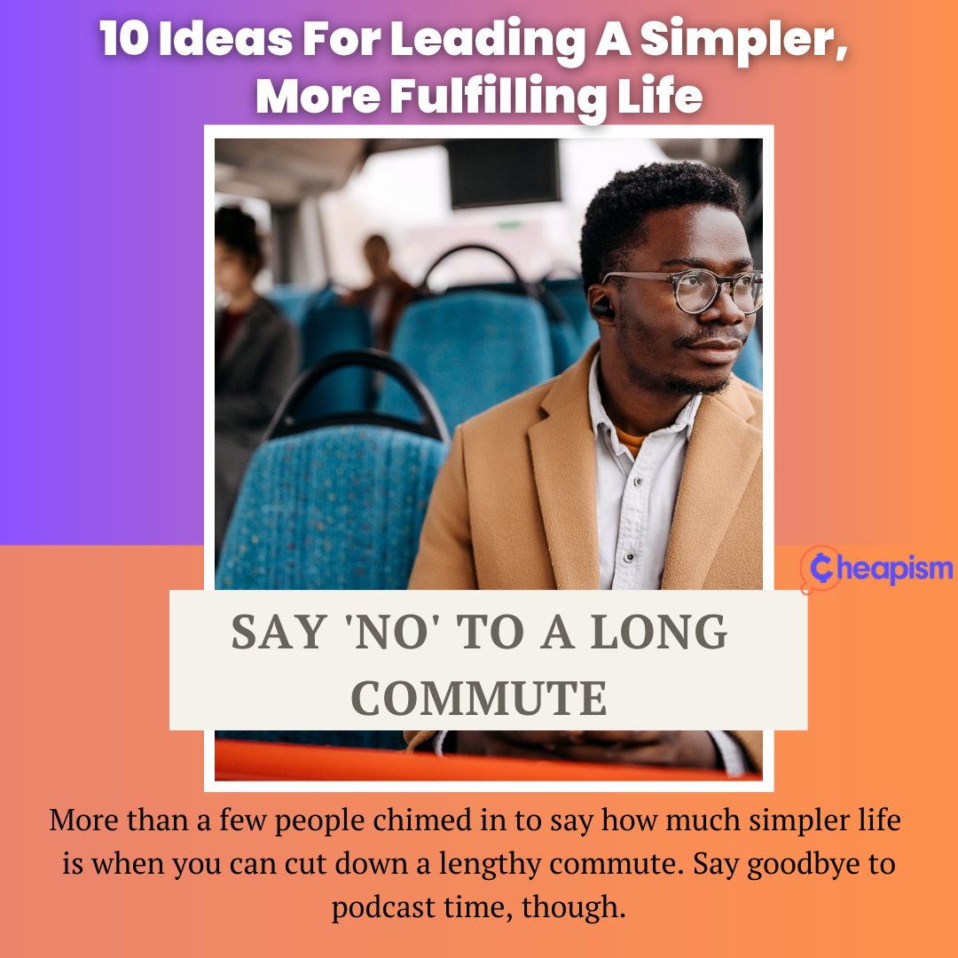 Living Near Work and saying no to a long commute can help you be a happier person