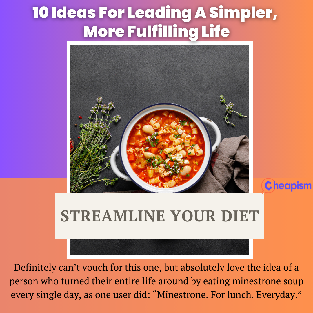 Minestrone For Lunch Every Day will do wonders for you