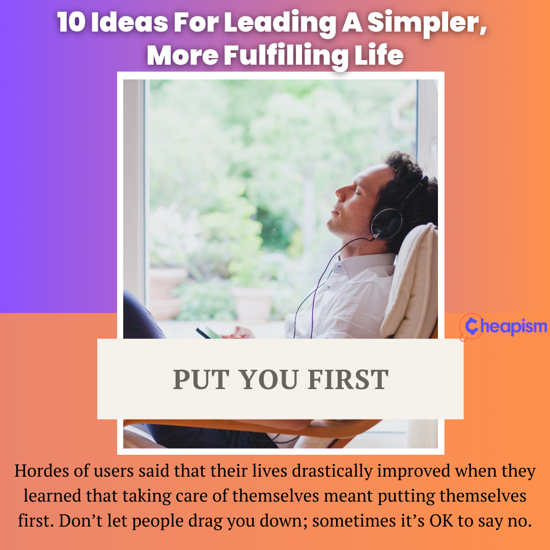 It is okay to say no; put yourself first
