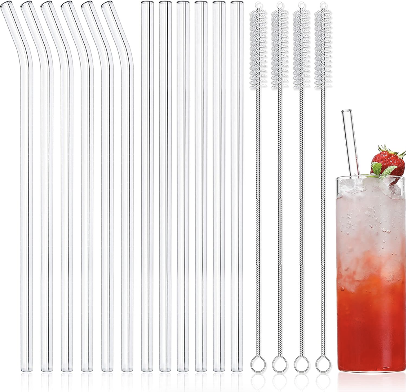 glass straws