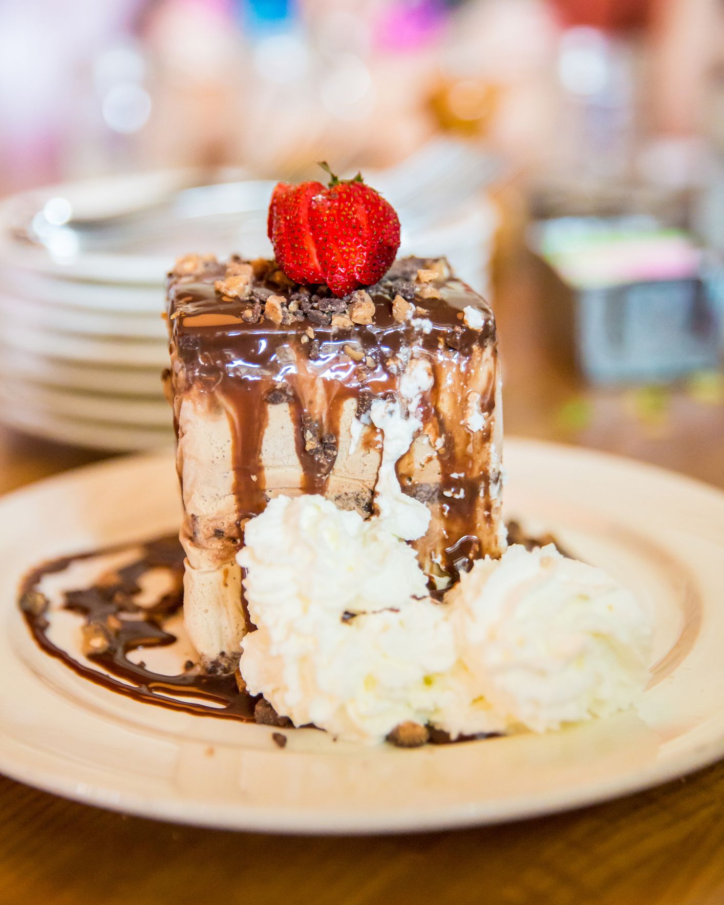 fudge ice cream cake