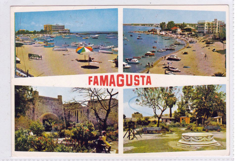 postcard of Famagusta, Varosha, Cyprus