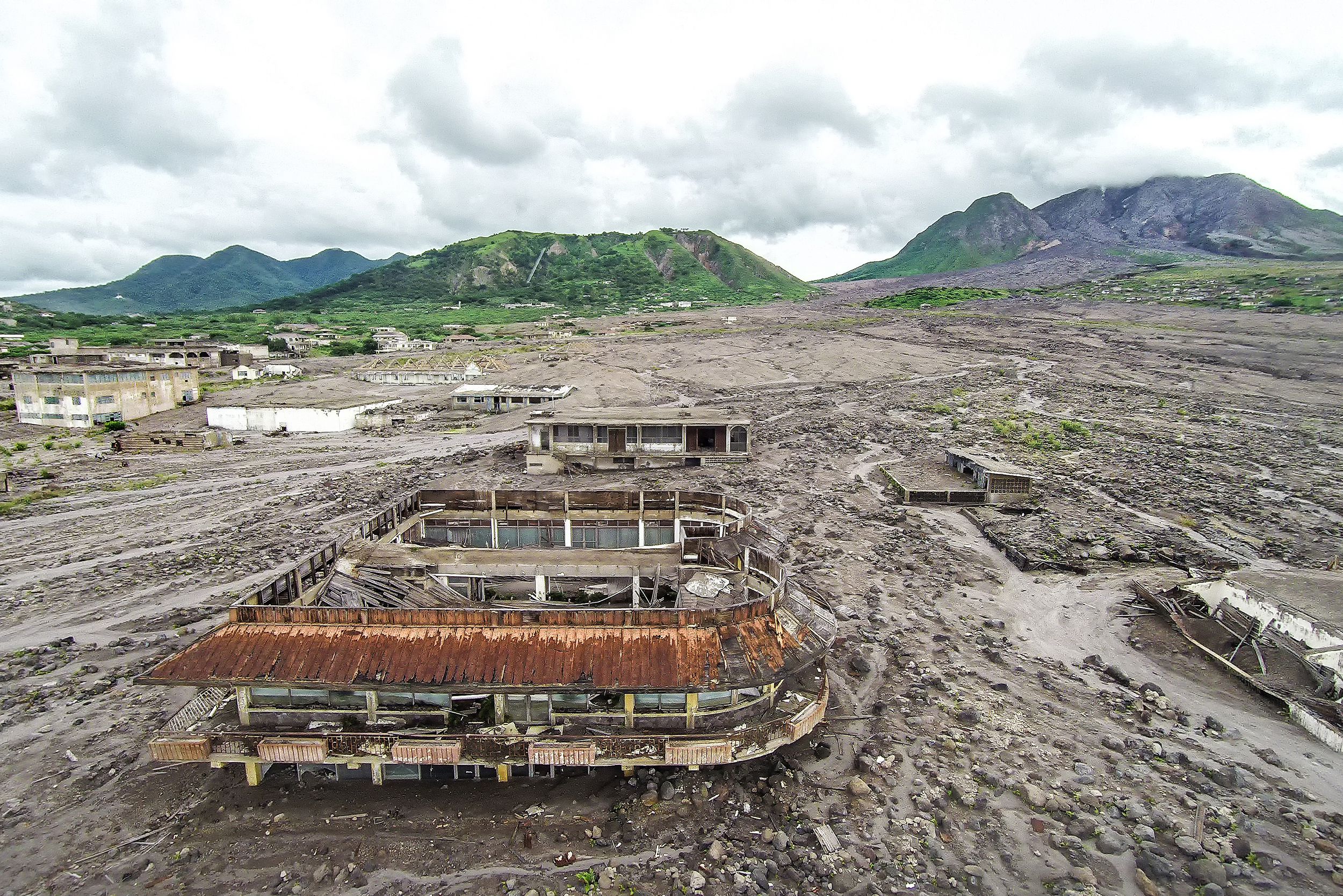 Plymouth, Montserrat, After