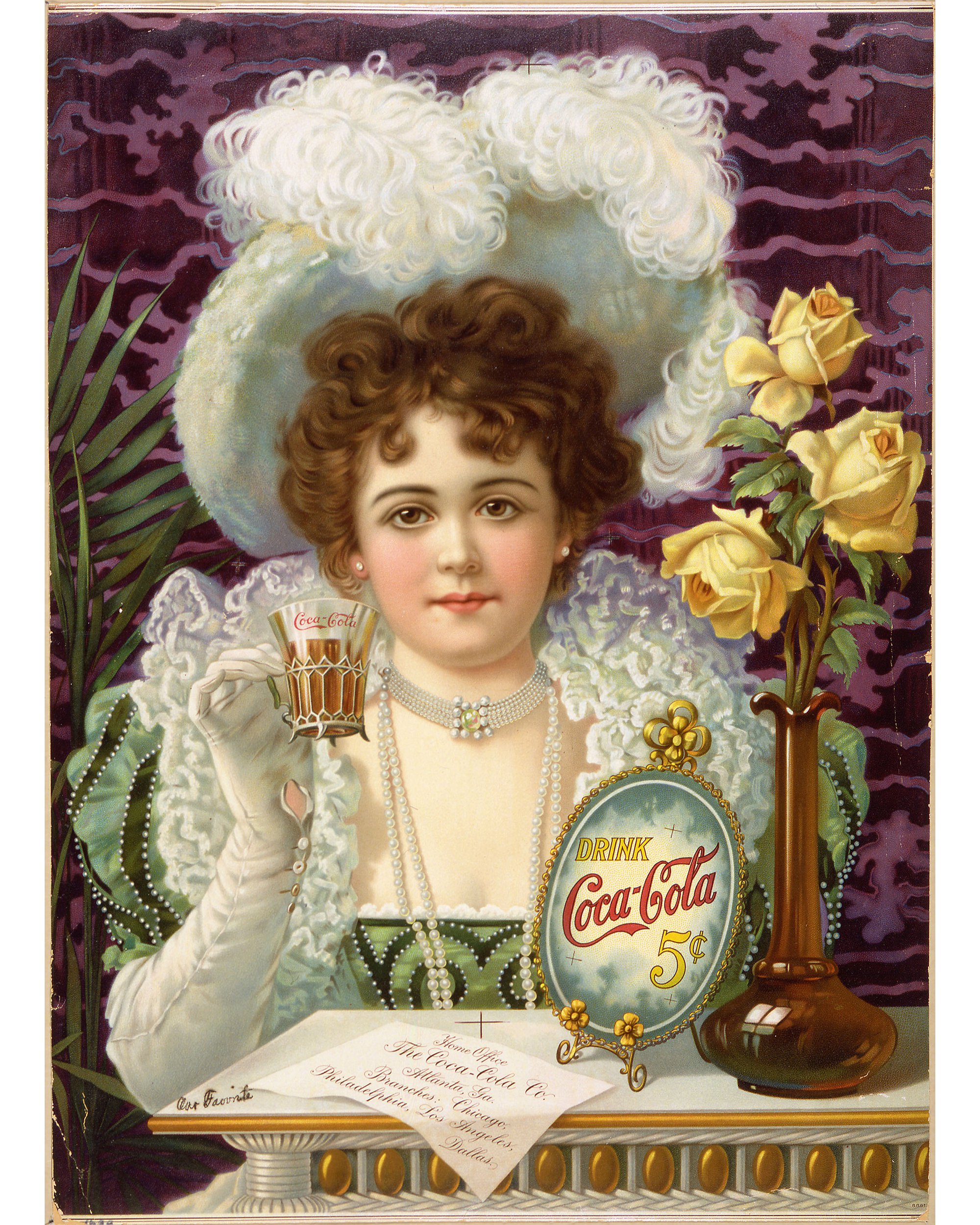opera star on advertisement
