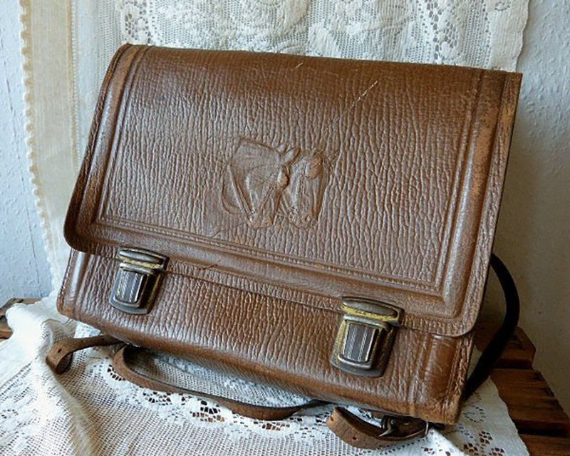 Vintage School Bag, 1950s