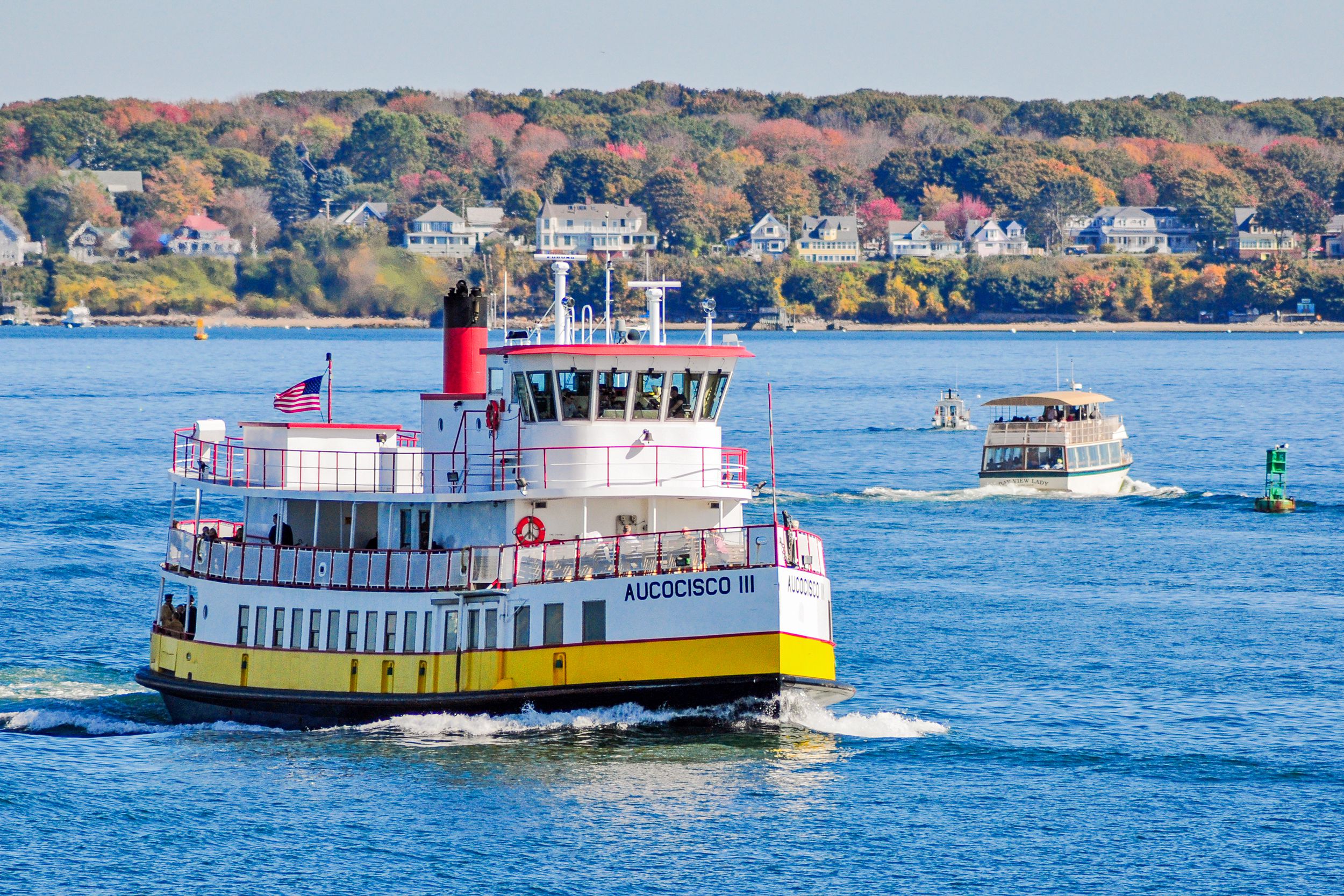 Casco Bay Lines Ferry in Portland, Maine