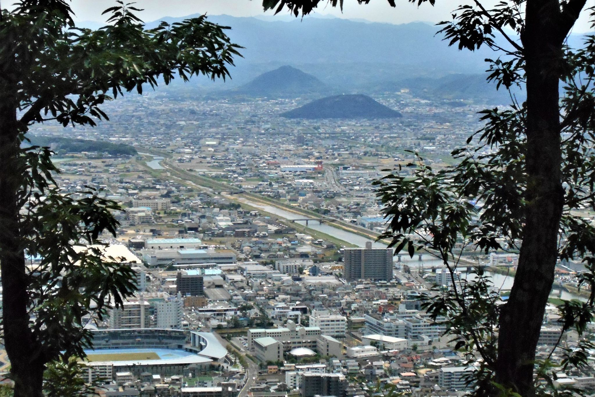 oview of yashima from above