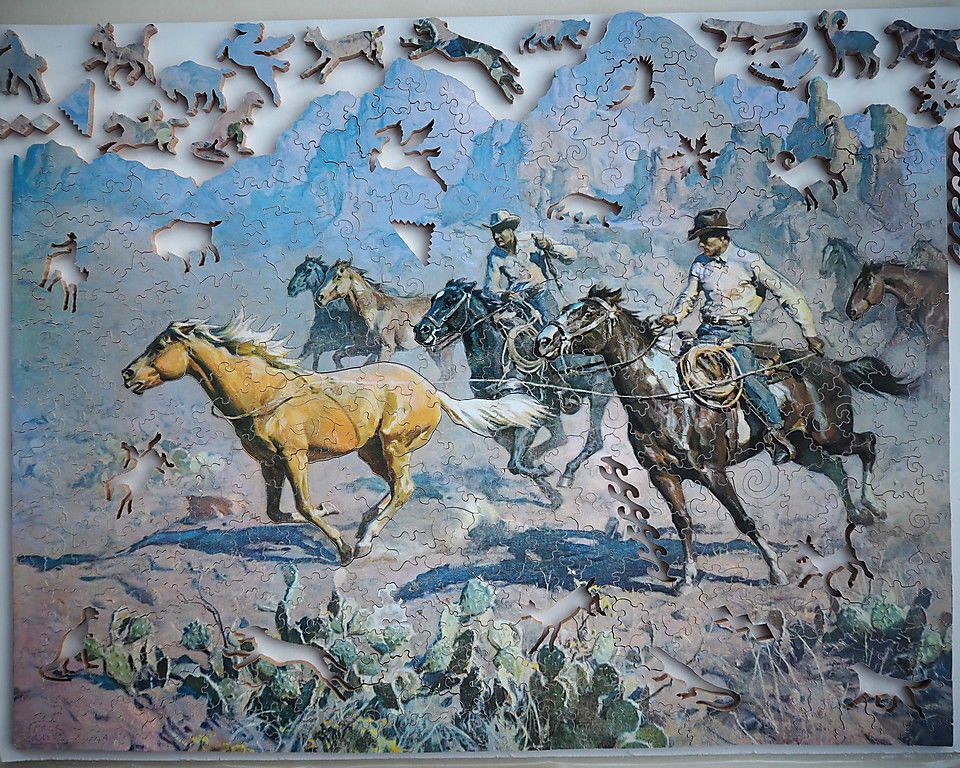 Hand-Cut Jigsaw Puzzle