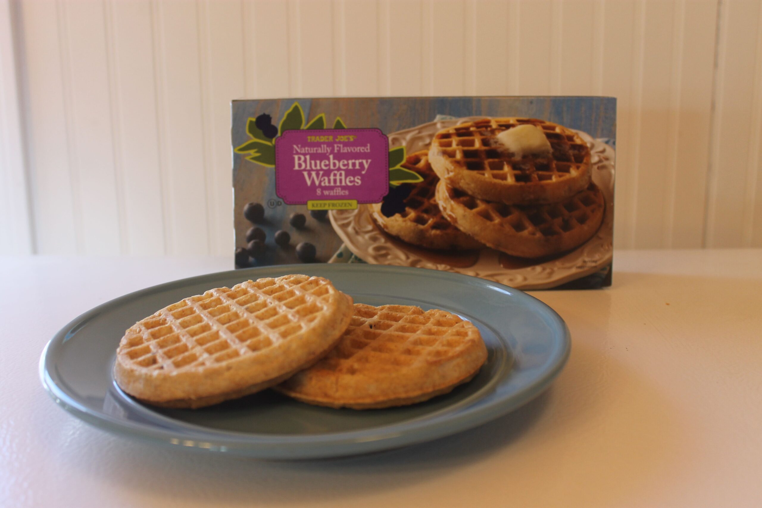 Winner: Trader Joe’s Naturally Flavored Blueberry Waffles