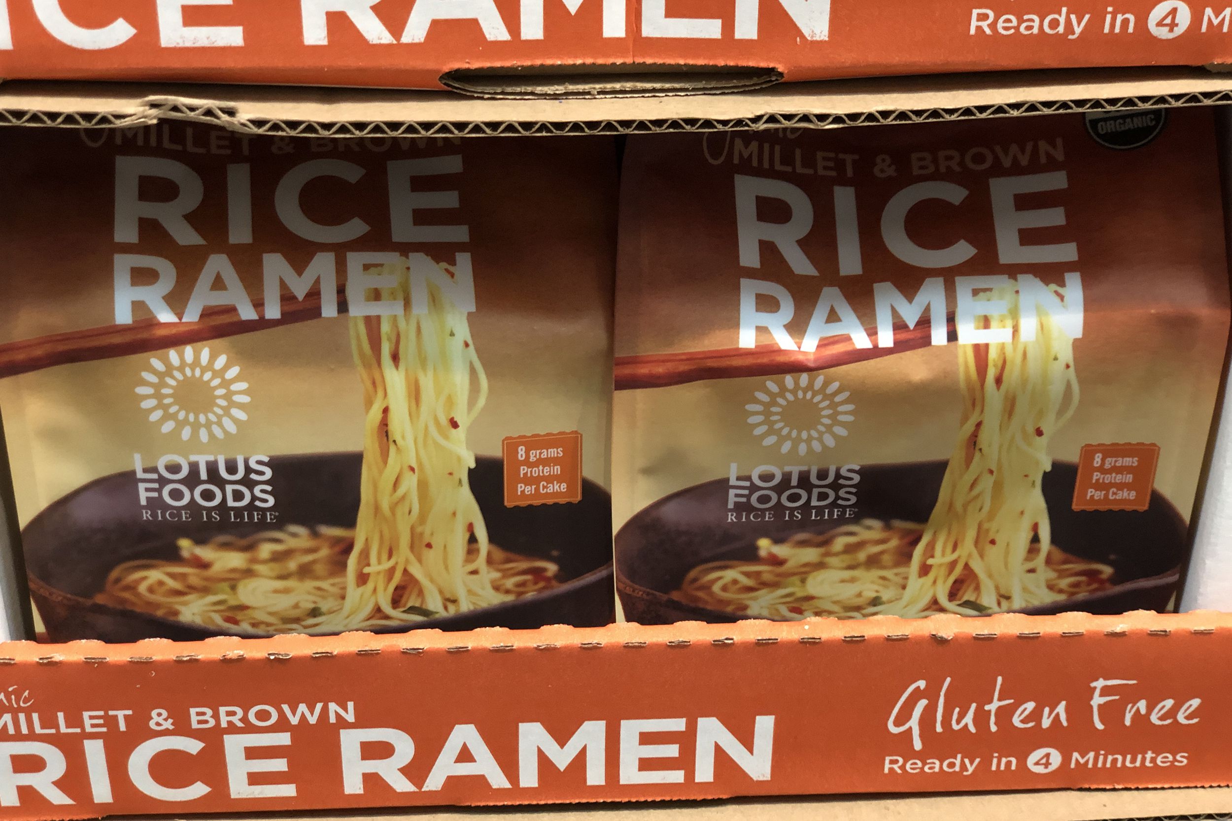 Lotus Foods Millet and Brown Rice Ramen, 12-Count