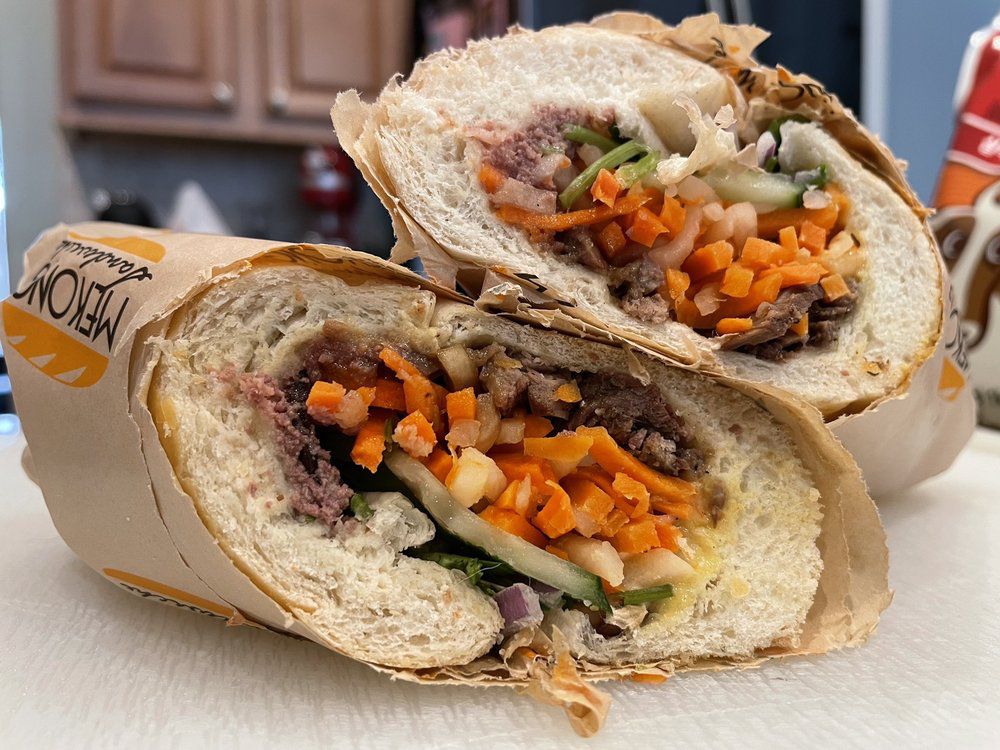 Grilled Beef Banh-Mi from Mekong Sandwiches Arizona