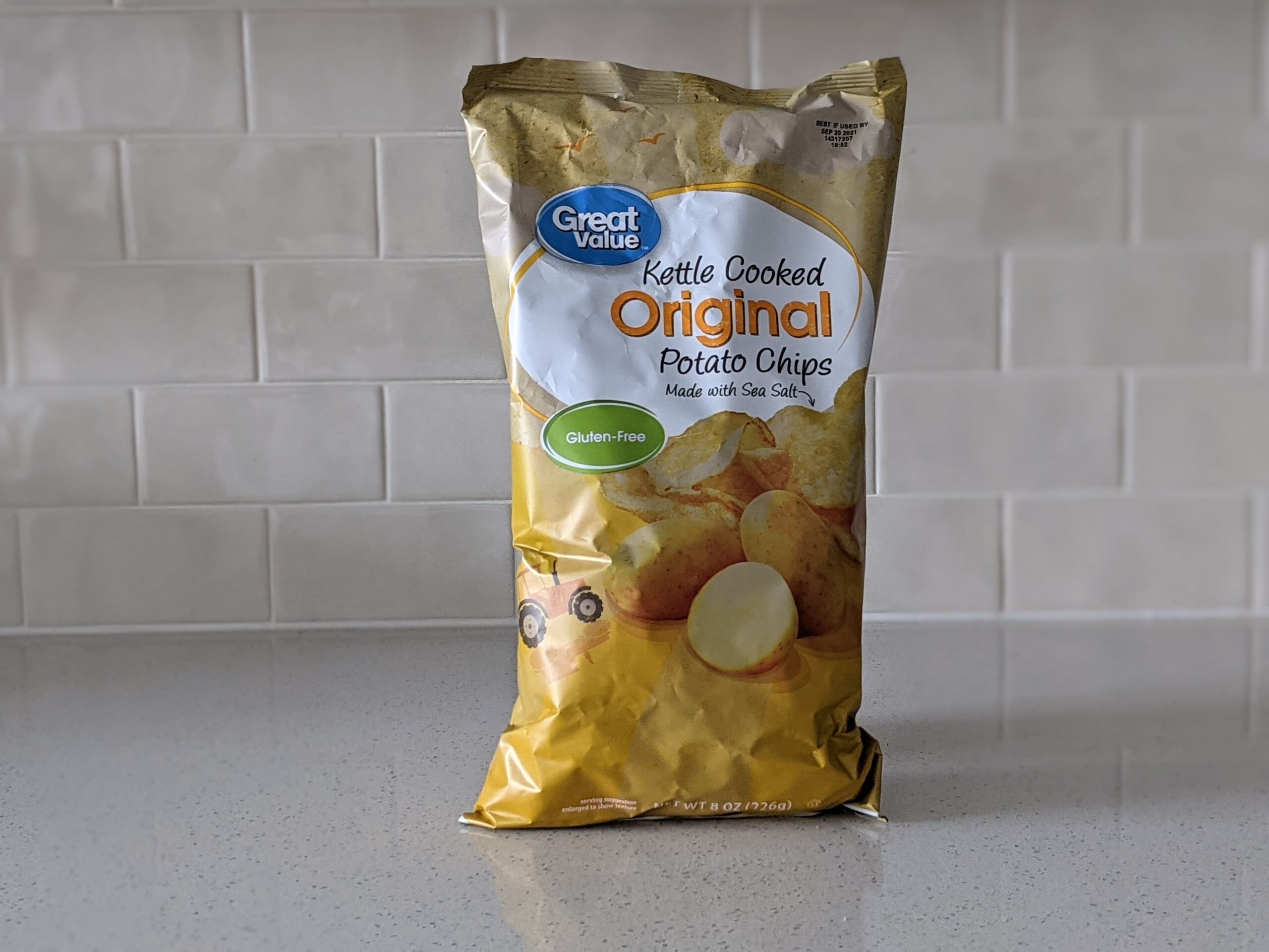 Great Value Kettle Cooked Original Potato Chips | Best Kettle-Style Chip, runner up