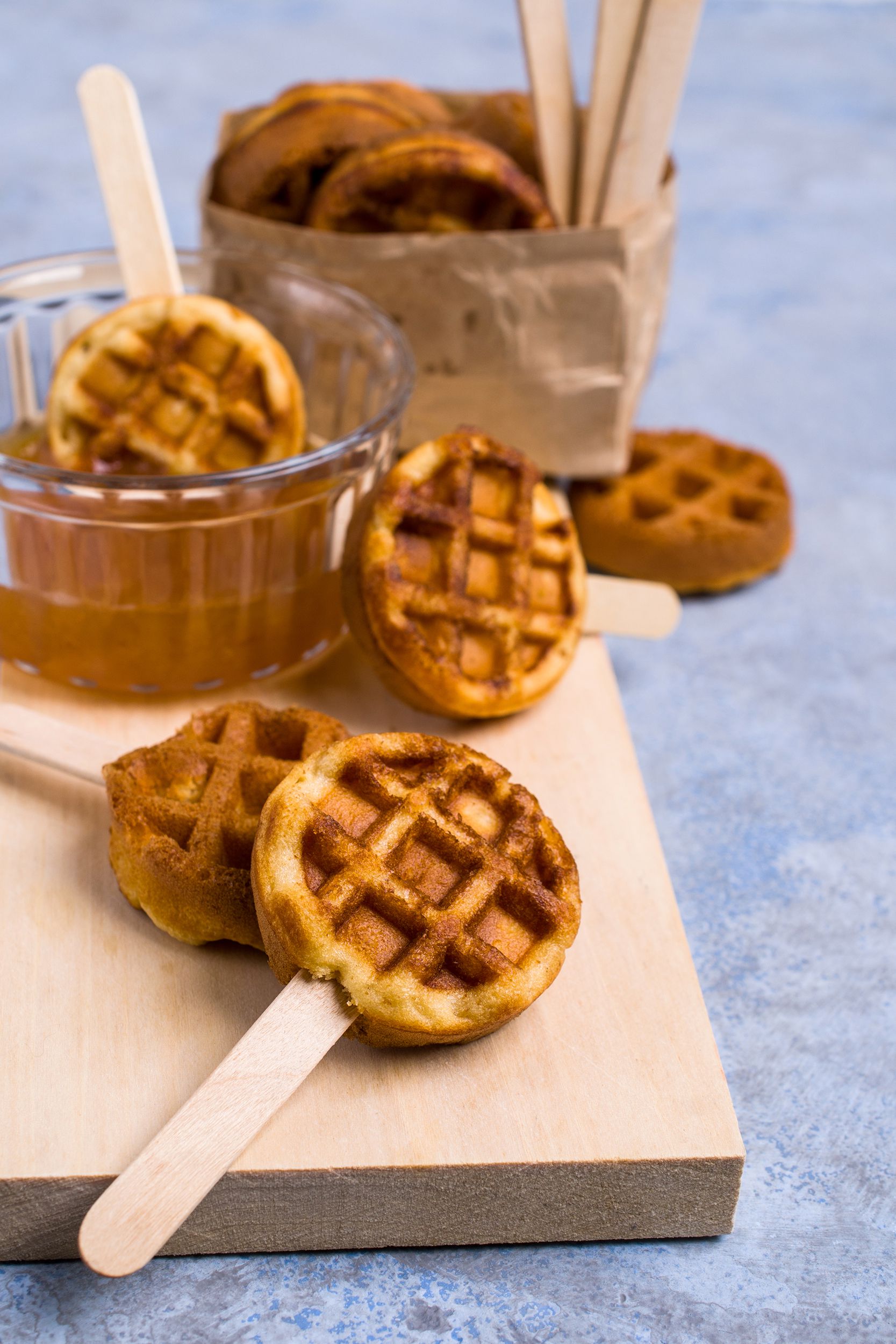 Waffle on a stick