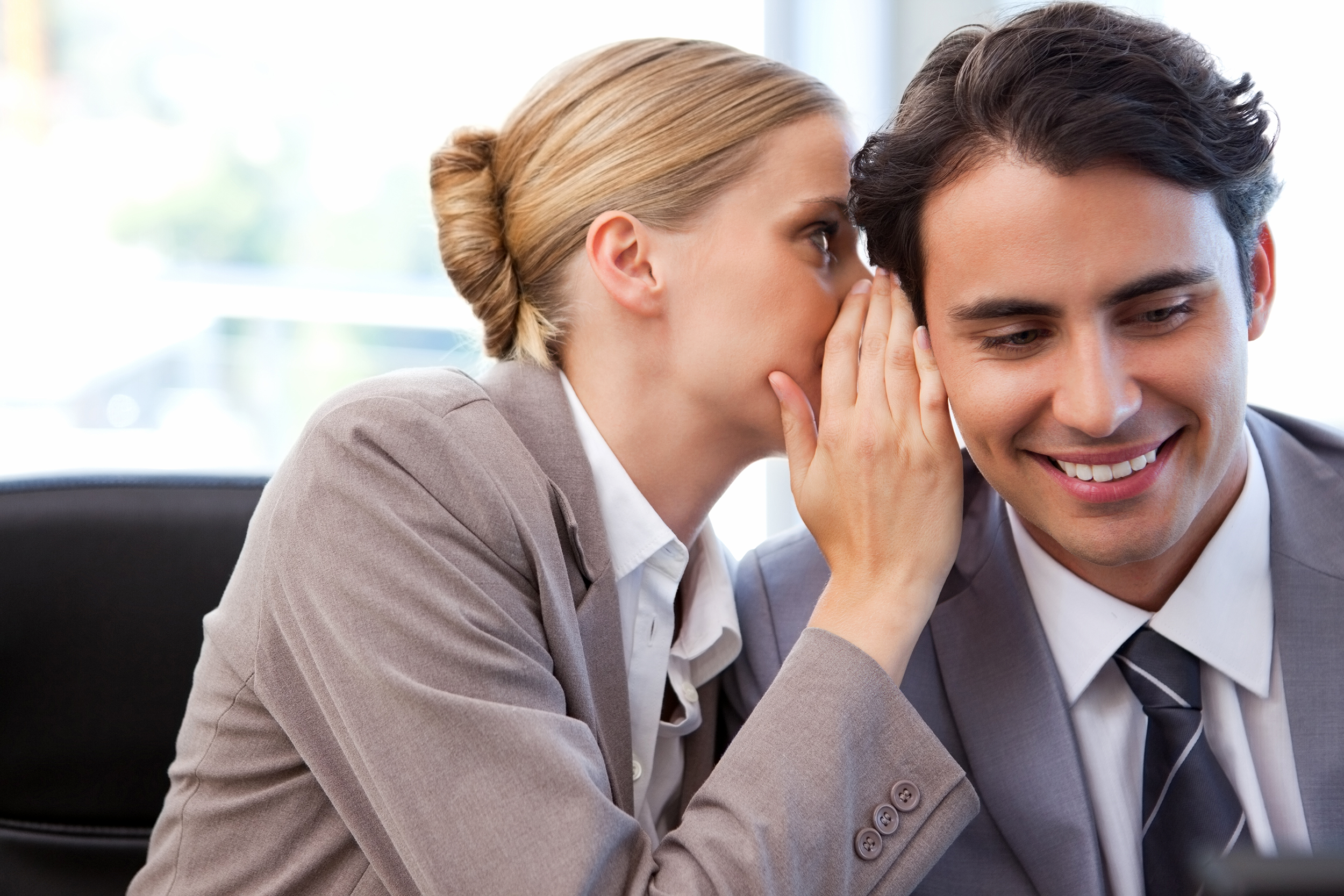 Employees gossiping