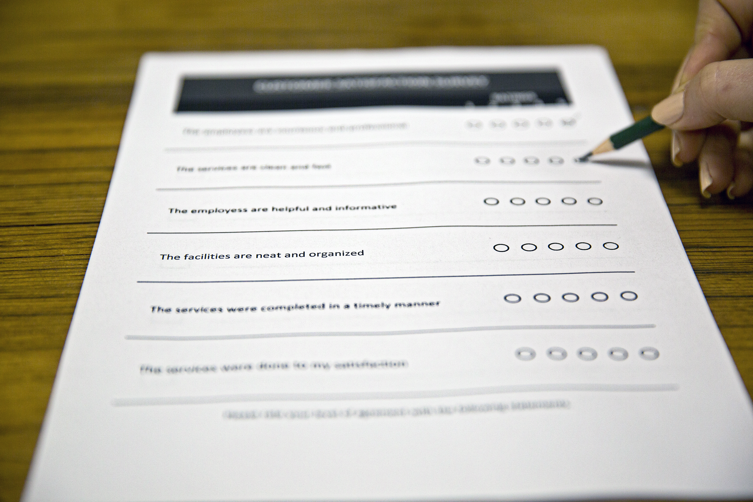 Evaluation or survey