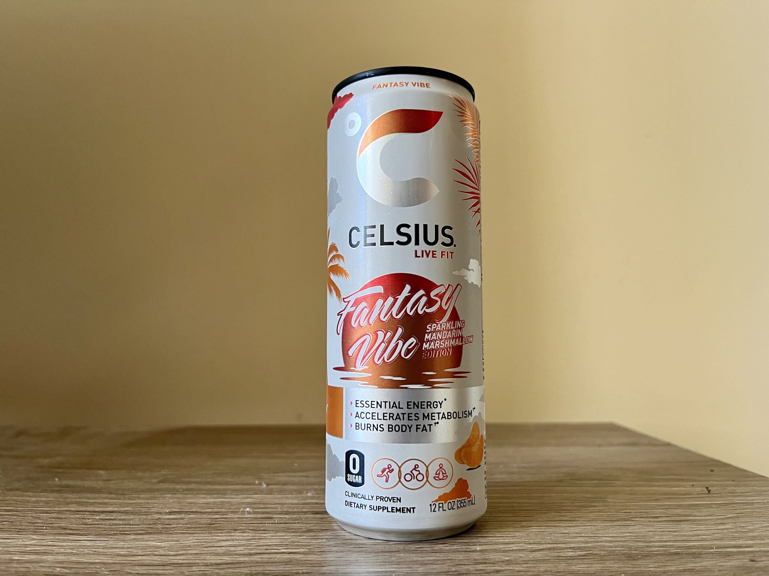 Best: Fantasy Vibe Celsius (Sparkling Mandarin Marshmallow)