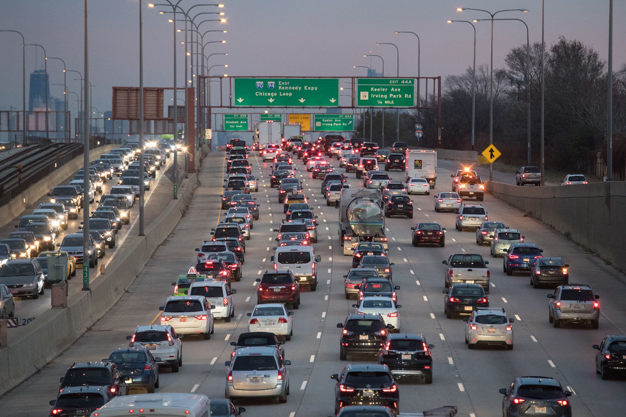 traffic in Chicago