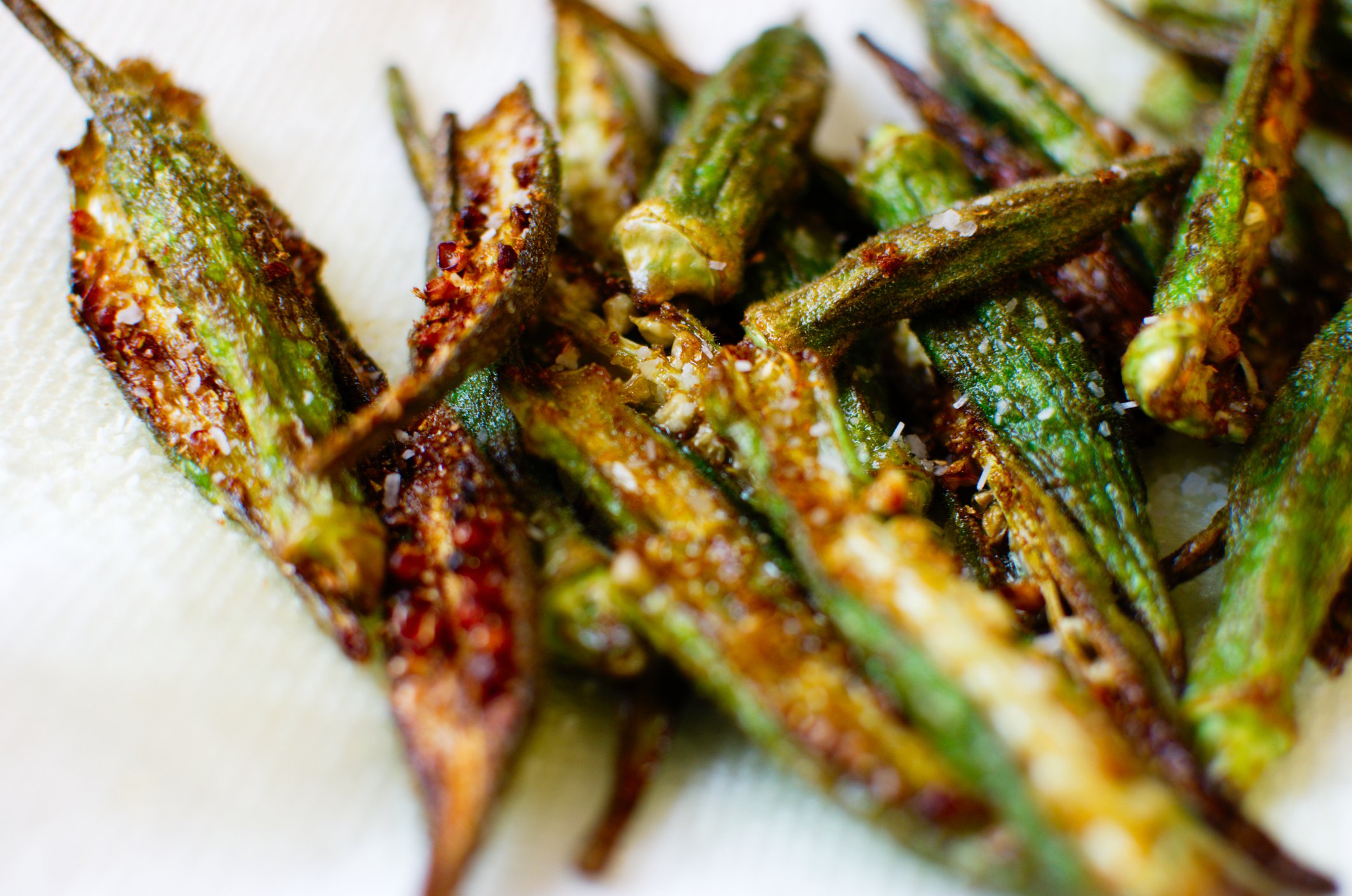 Grilled Okra