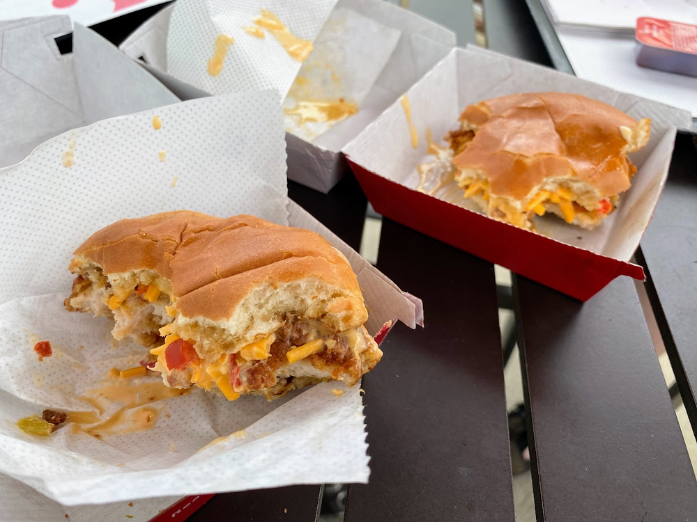 Chick-fil-A honey pepper pimento sandwiches