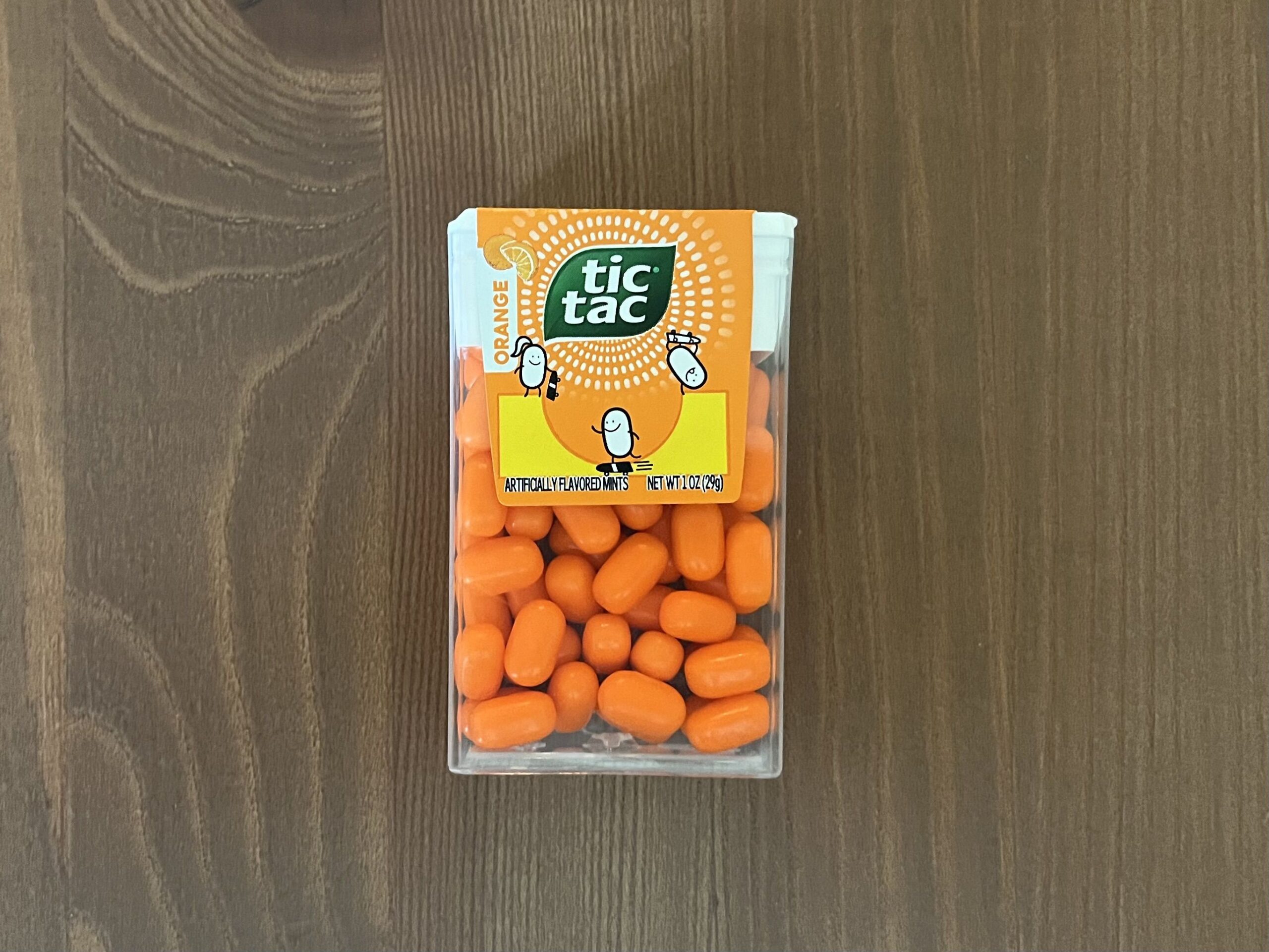 orange tic tacs